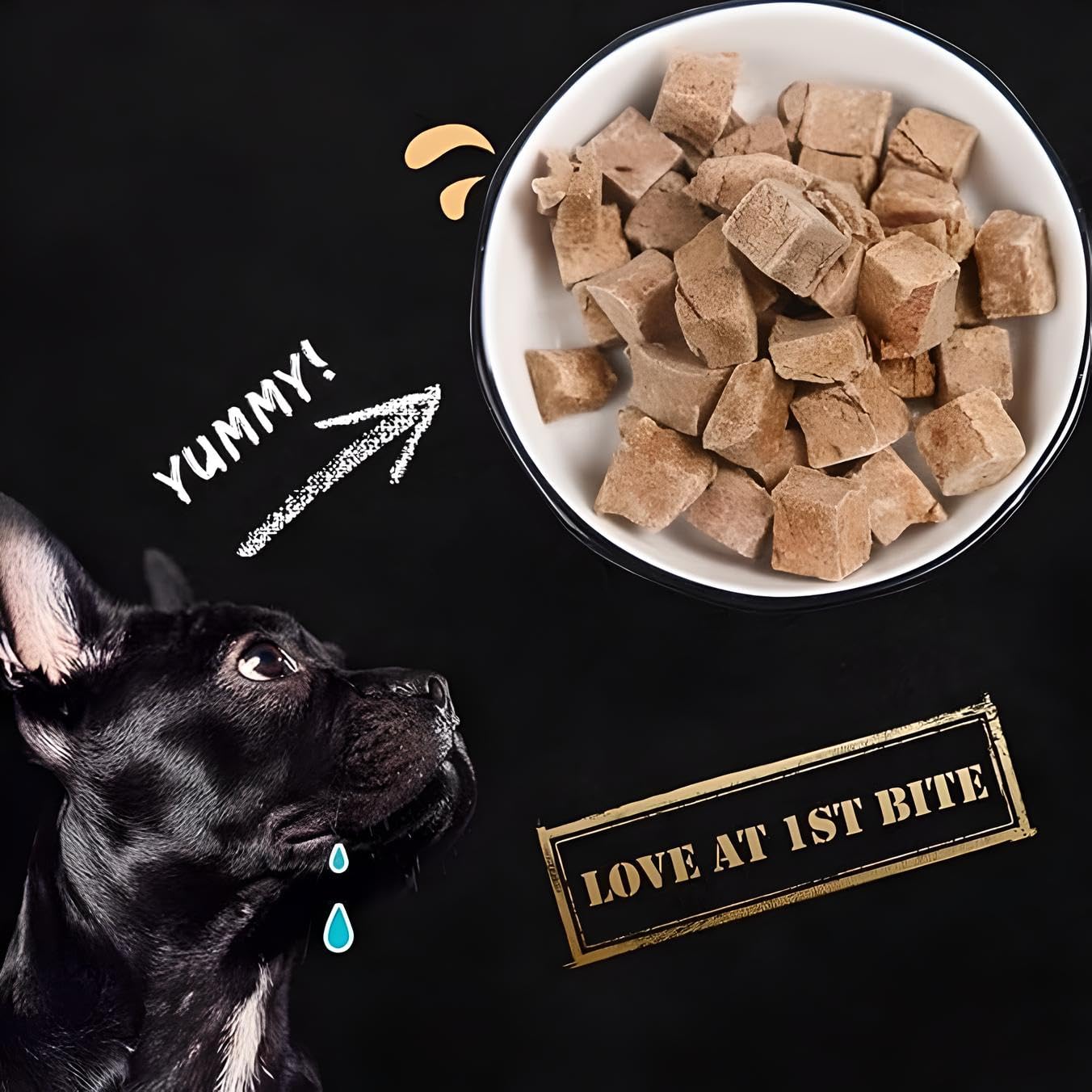Organic Freeze-Dried Egg Dog & Cat Treats - Single Ingredient Grain-Free Pet Food Topper | Healthy Natural Snacks for Dogs & Cats | No Fillers or Preservatives | 7 oz Bag | Perfect for Training Rewards & Mealtime Enhancer