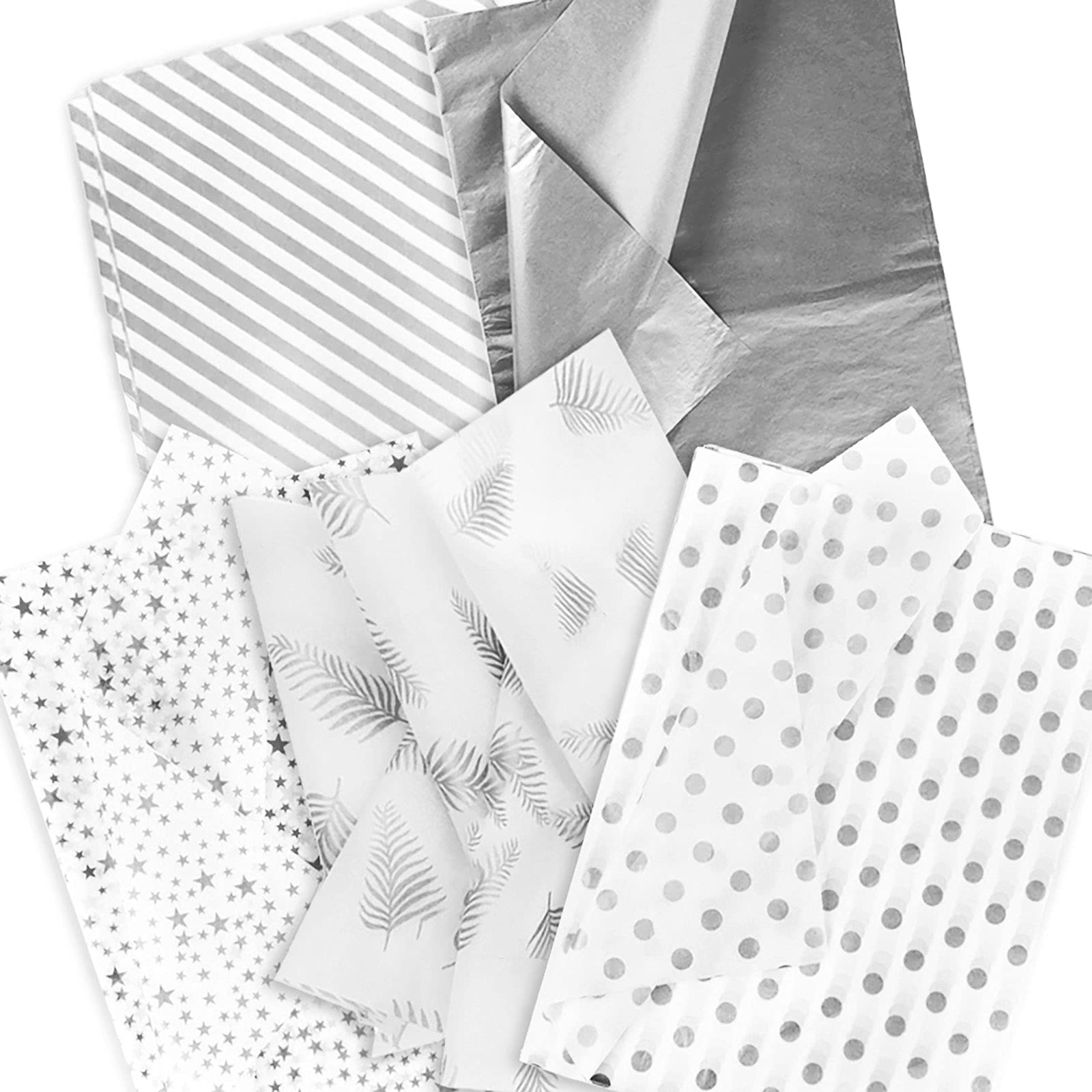 50 Sheets Silver Tissue Paper 20