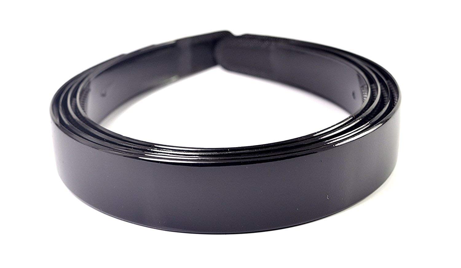 Black Plastic Wide Hair Bands for Girls - 4 Pack Combo - Daily Use Hair Accessories for School, Sports & Fashion Styling