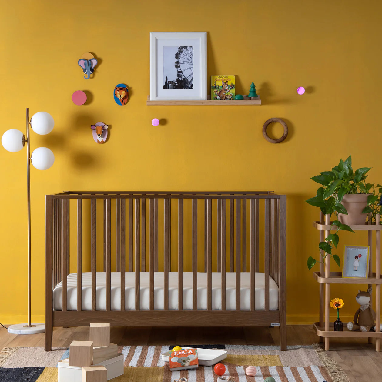 Dadada Lala 3-in-1 Convertible Baby Crib - Nursery Furniture for Newborn to Toddler | Perfect for Bedrooms, Daycares & Guest Rooms