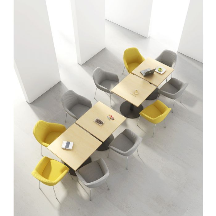 Friant Jest Table Chair Set of 2 - Modern Stackable Dining Chairs for Kitchen, Restaurant & Outdoor Use - FAR SYS CH 04