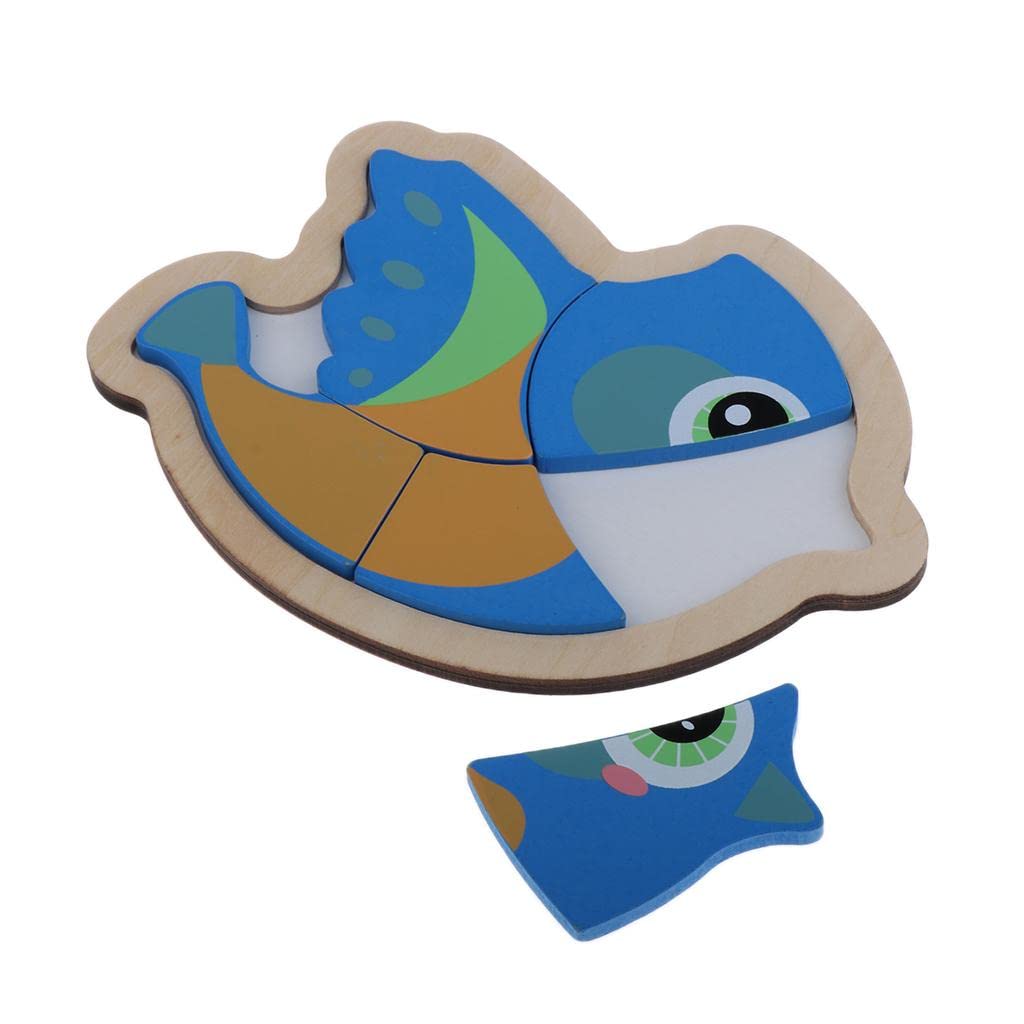 Enakshi Wooden Jigsaw Puzzle for Kids - Educational Animal Puzzle Toys for Toddlers & Preschoolers | Learning & Pretend Play | Handcrafted Wooden Toys for Early Childhood Development - Perfect for Birthday Gifts & Classroom Activities
