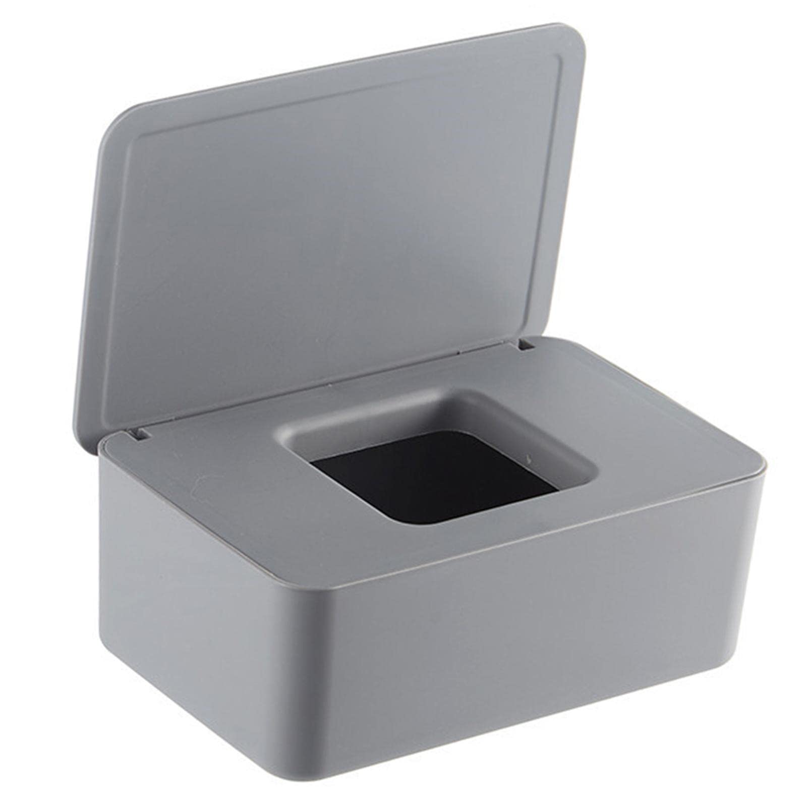 Universal Dustproof Tissue Box Cover - Gray | Tabletop Storage Holder for Wet Wipes & Masks | Perfect for Home, Office & Car Organization