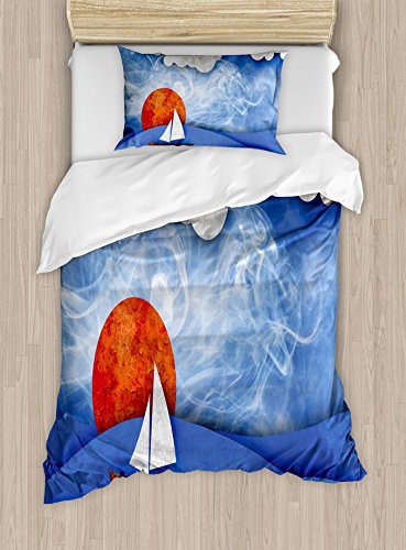 Blue Orange White