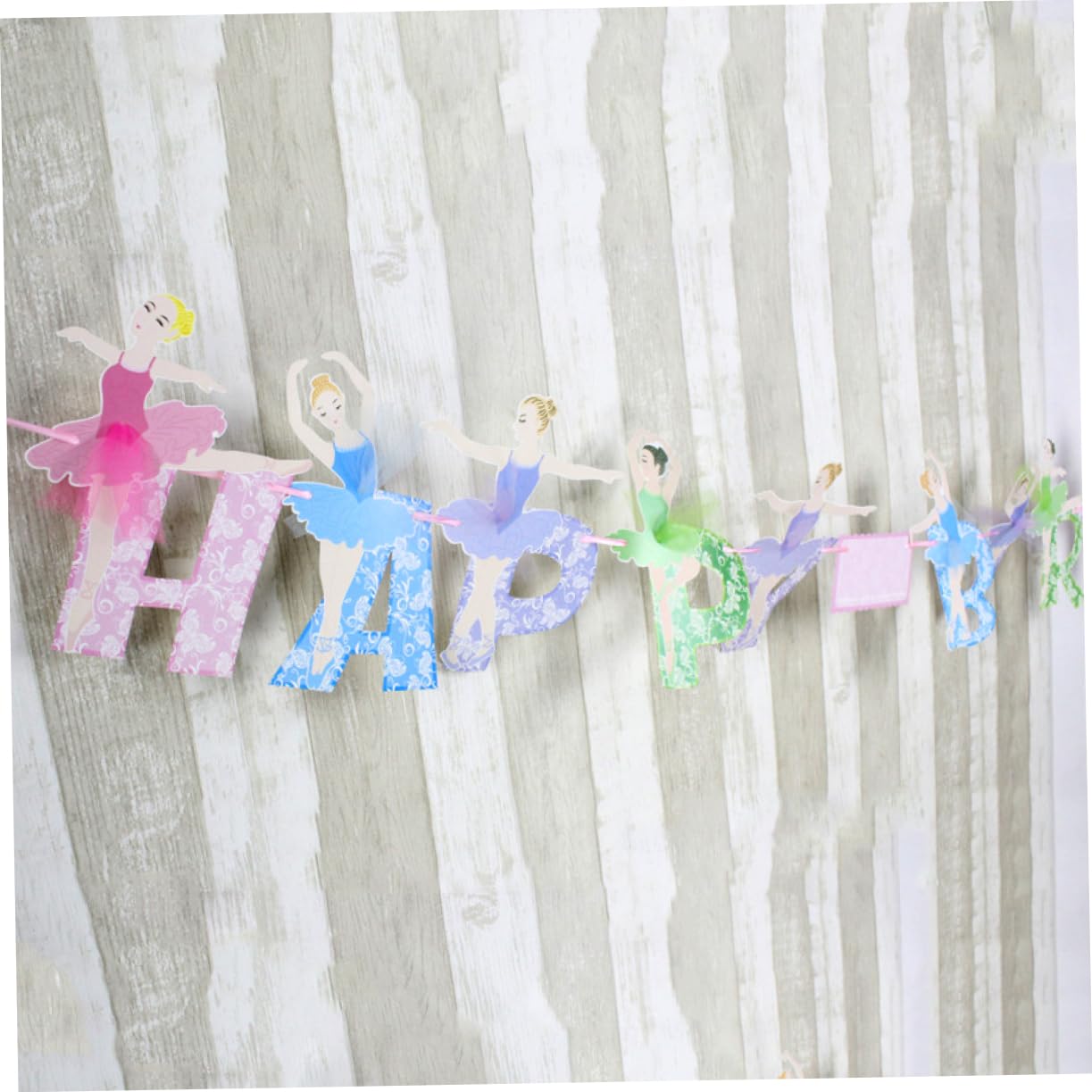 Ballet-Themed Birthday Party Decorations Set - Happy Birthday Banner, Paper Flags & Supplies for Girls | Perfect for Ballet Dancer Birthday, Baby Shower, Princess Party Decor