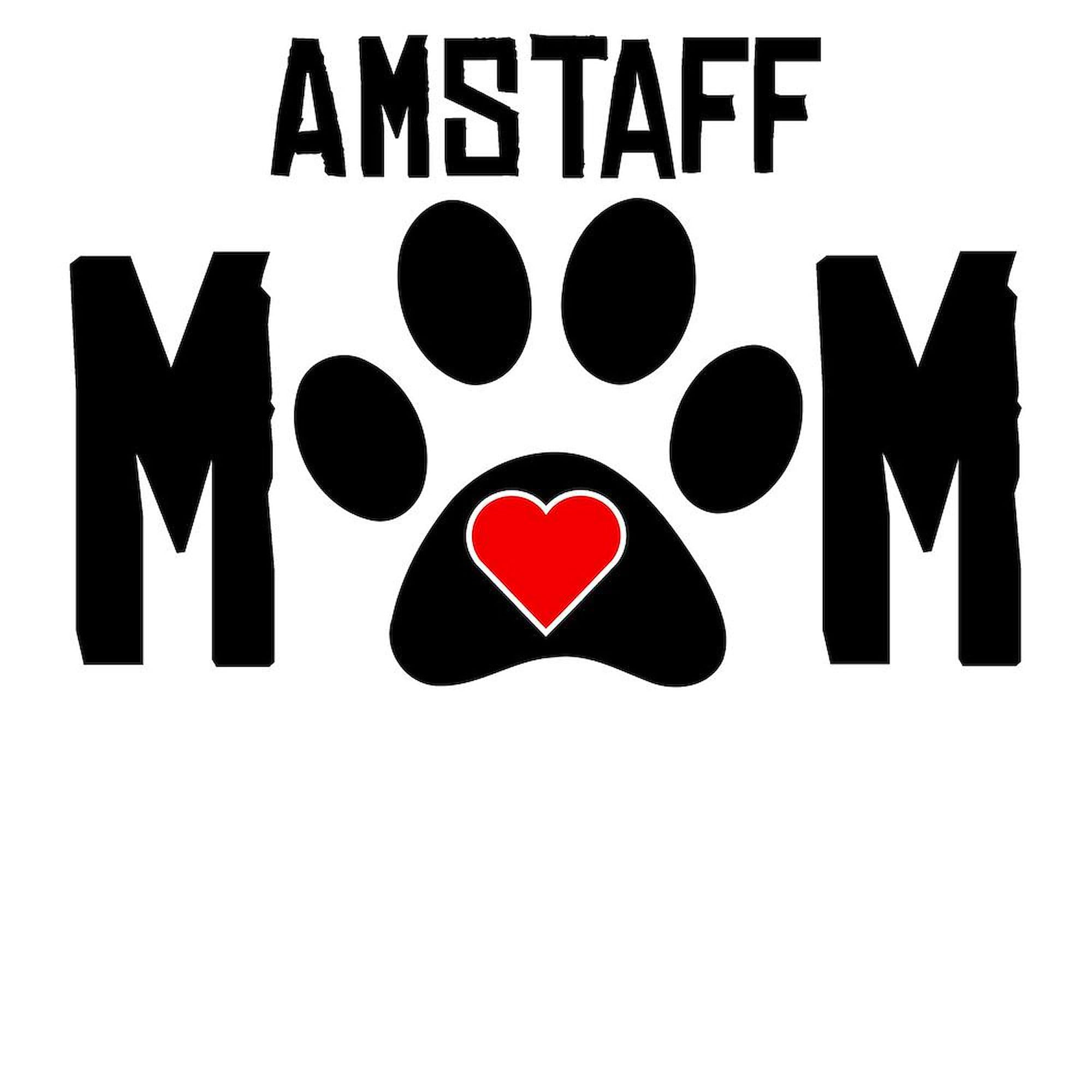 Amstaff Mom Ceramic Coffee Mug 11 oz (325 ml) - Perfect Gift for Dog Lovers, Ideal for Hot Drinks, Tea & Coffee at Home or Office