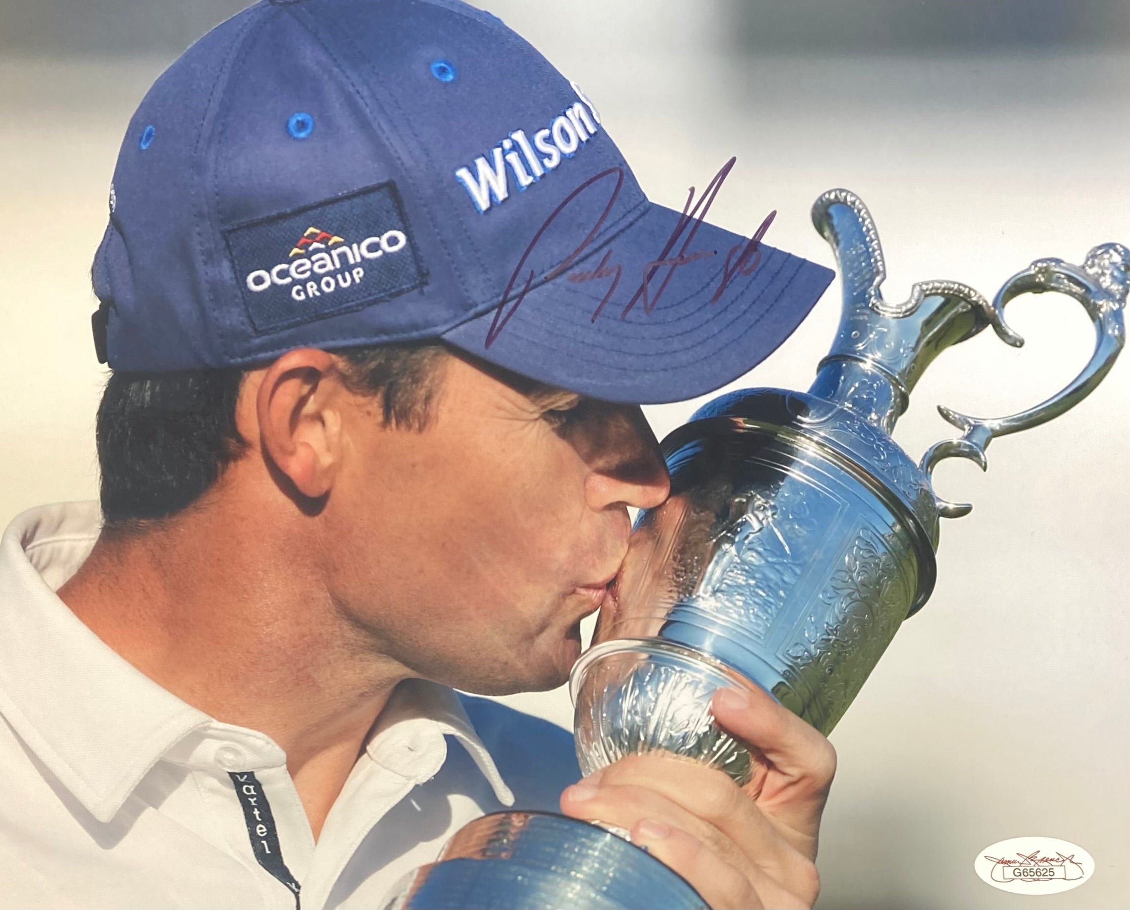 Authentic Padraig Harrington Signed 8x10 PGA Golf Photo with JSA Certificate - Perfect for Golf Memorabilia Collections, Man Cave Decor, and Sports Fan Gifts