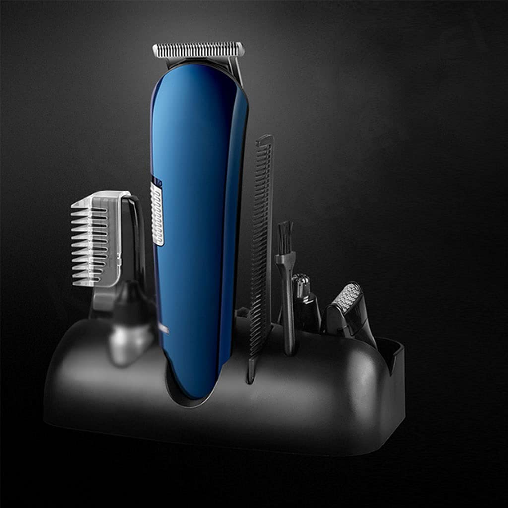Professional 5-in-1 Hair Clipper for Men - Beard Trimmer, Nose & Eyebrow Trimmer, Hair Cutting Machine - Perfect for Home Grooming, Barber Shops & Travel Use