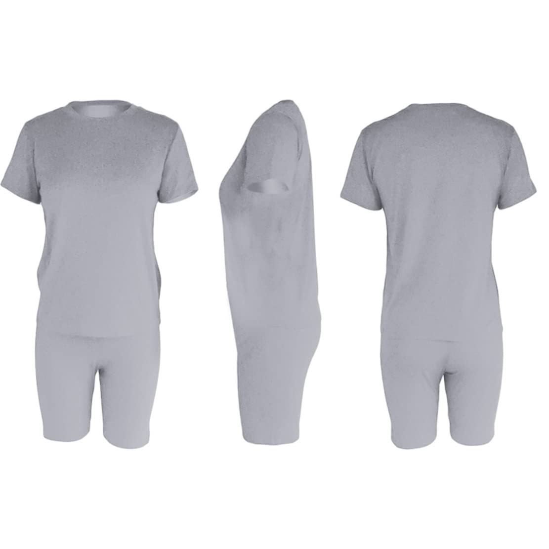 Women's 2-Piece Outfits Summer Short Sets - Lounge & Tracksuit Sweatsuits for Casual Wear, Vacation & Home Relaxation