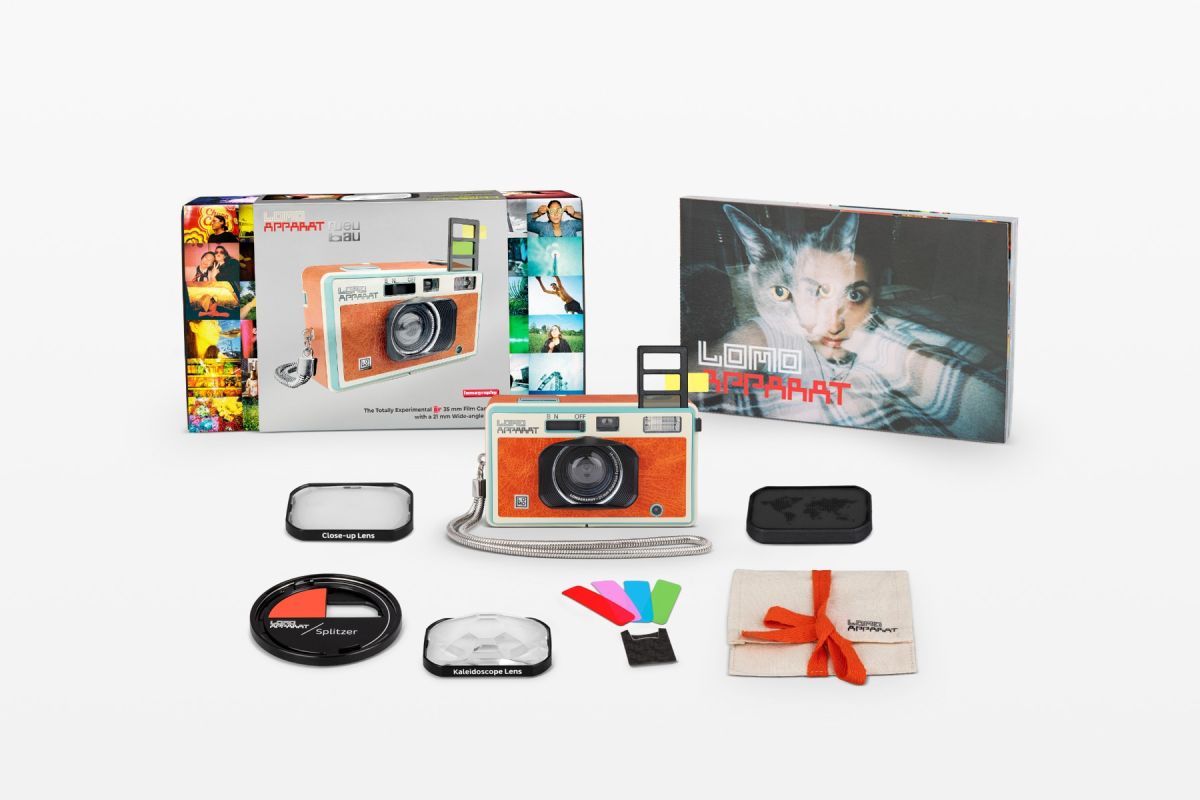 LomoApparat 35MM Film Camera with 21mm Wide Angle Lens - Neubau Edition | Vintage Style Photography for Travel, Street & Creative Shots