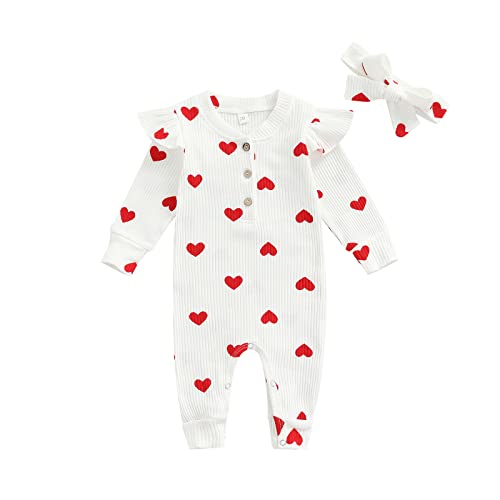 Heart Print- White