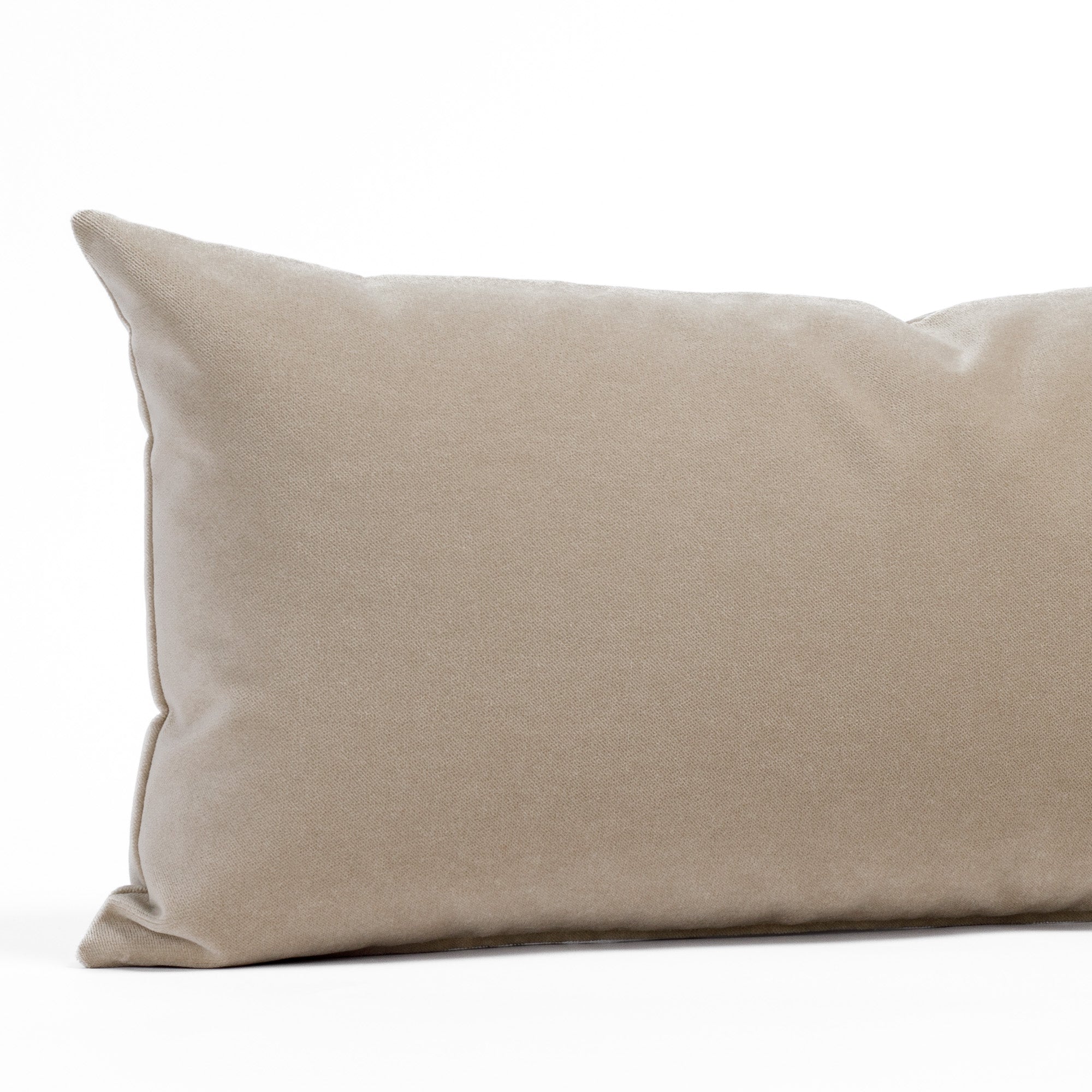 Valentina Velvet 12x24 Lumbar Pillow - Soft Cashmere Cover for Sofa, Bed & Couch - Perfect for Living Room Decor, Back Support & Home Comfort