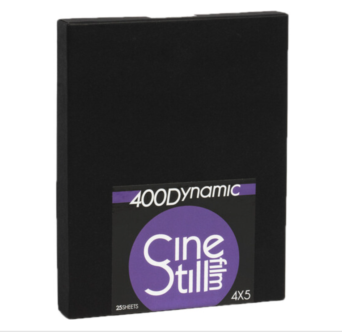 CineStill 400Dynamic Color Negative Film 4x5 (25 Sheets) - Professional 35mm Film for Portraits, Landscapes & Low Light Photography
