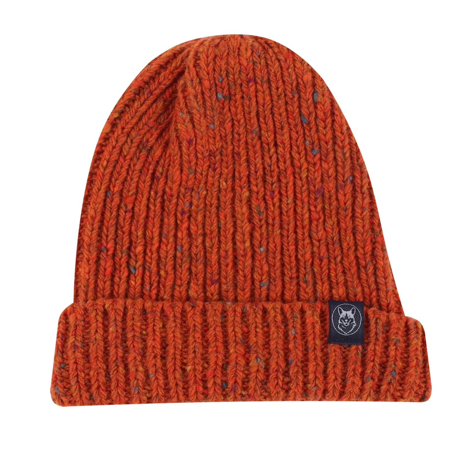 Unisex Ribbed Donegal Wool Beanie Hat - Warm Winter Knit Cap for Men & Women - Perfect for Skiing, Hiking & Outdoor Activities