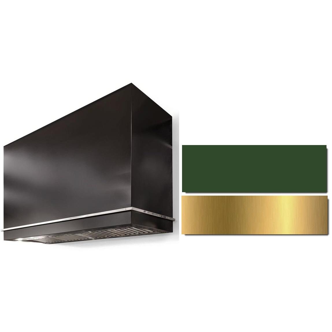 AGA 48 Inch Wall Mount Range Hood with LED Lights - AH4842LGECWGBB - Stainless Steel Kitchen Vent Hood for Modern Home Cooking