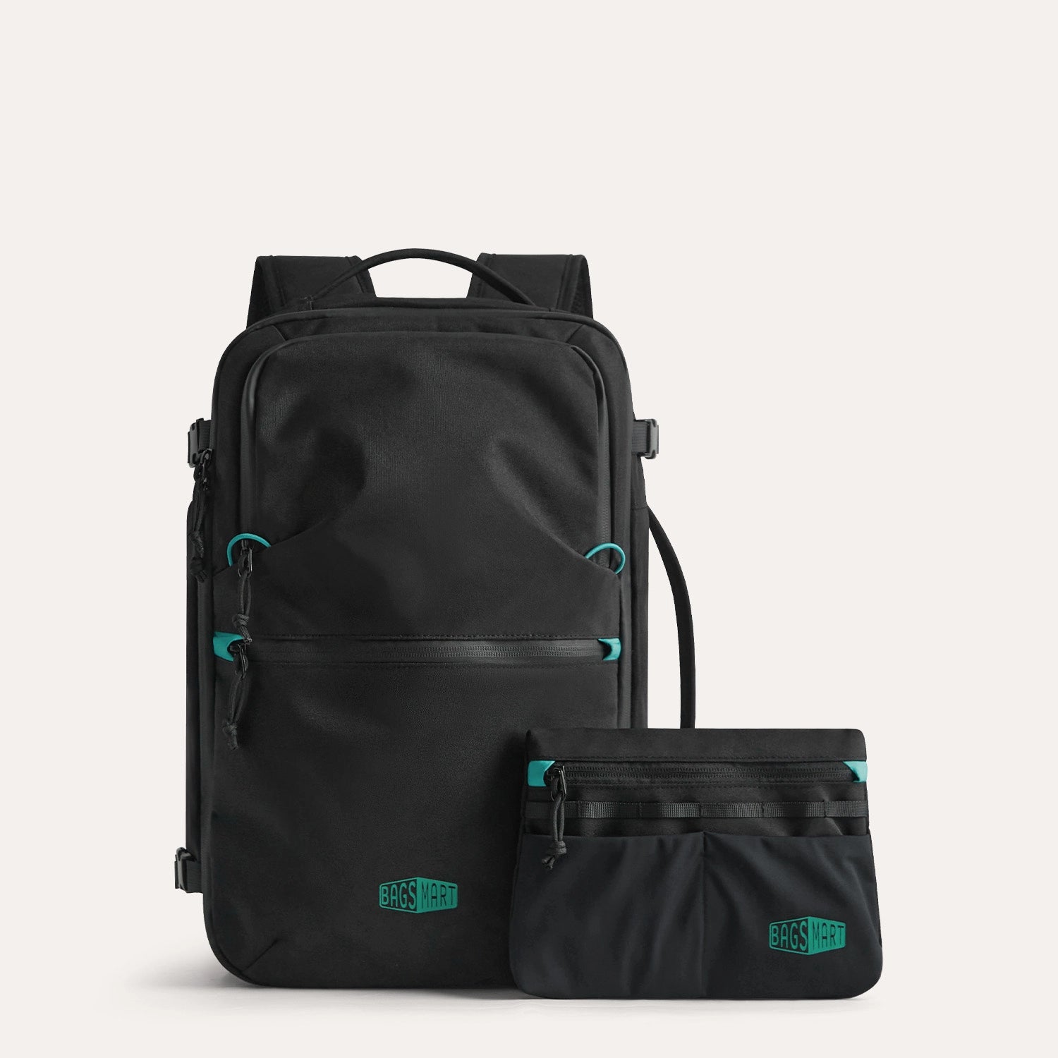 Faro 29L Travel Backpack Set - Waterproof Lightweight Carry-On Backpack with USB Charging Port - Perfect for Airplane Travel, Hiking & Business Trips