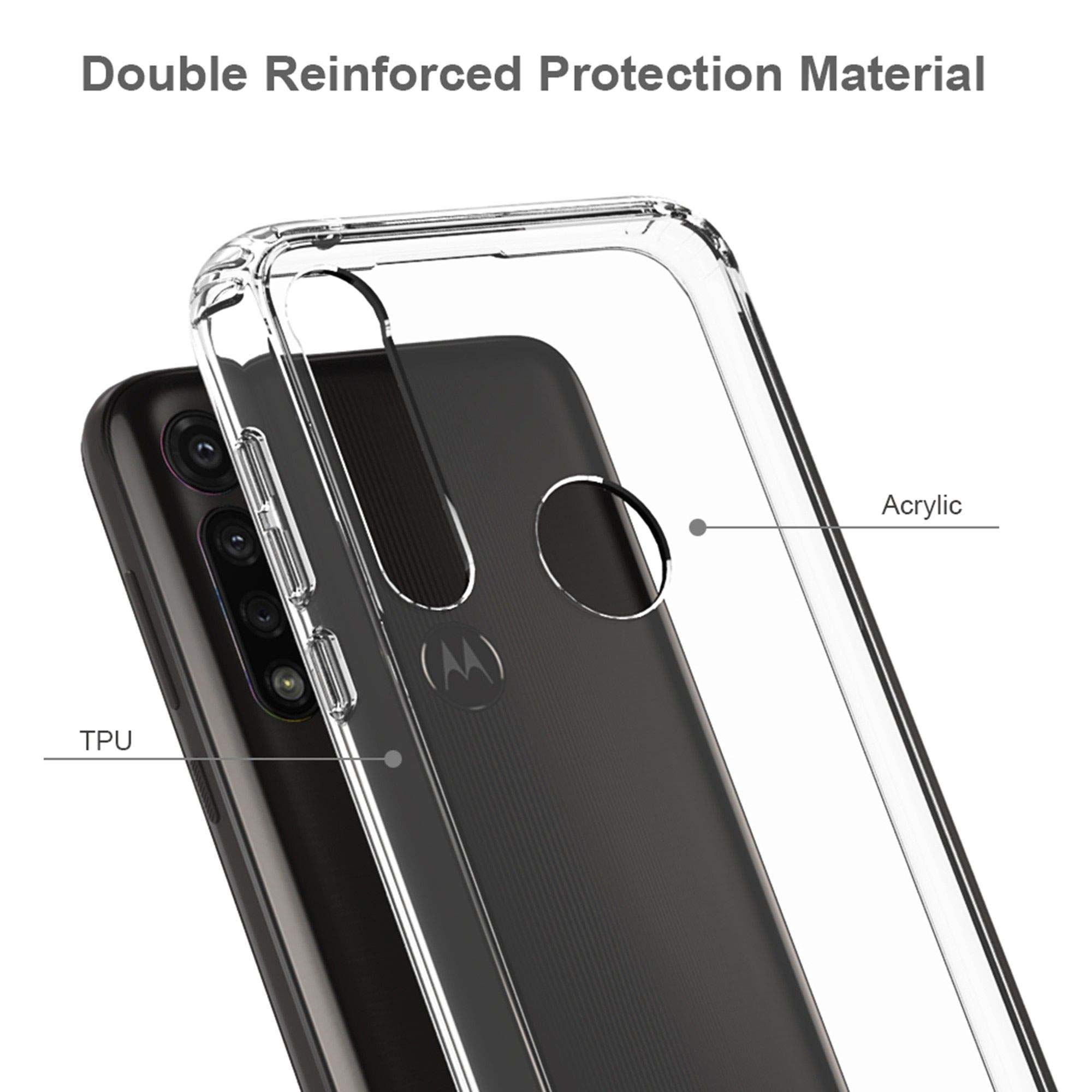 Durable Scratch-Proof Hard PC Back Cover with Soft Flexible Bumper - Slim Lightweight Protective Case for Motorola Moto G Power (2020) | Perfect for Everyday Use, Work & Travel - Dachshund Design