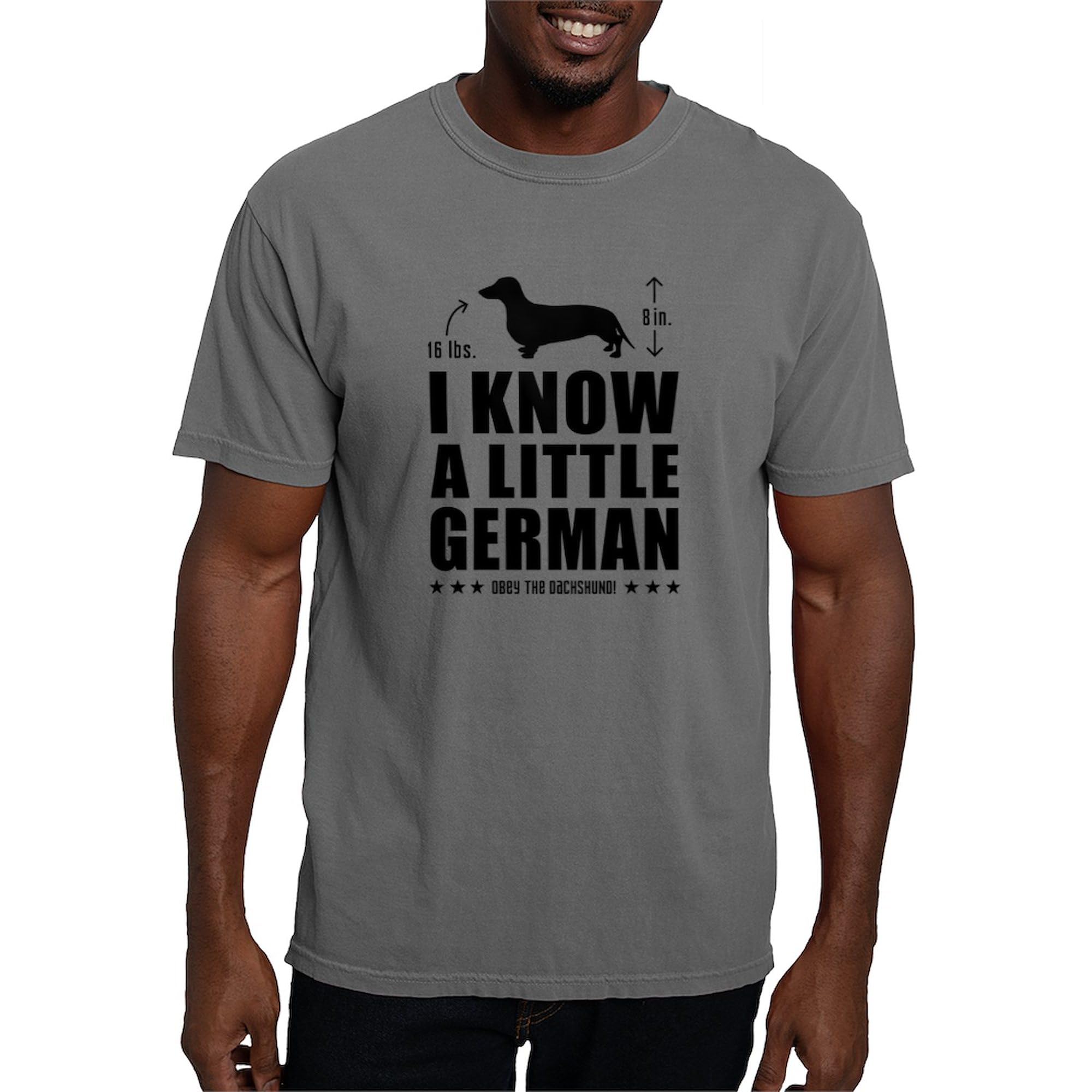 Little German Dachshund T-Shirt for Men - Comfort Colors® Soft Cotton Tee - Casual Wear, Dog Lover Gift, Funny Pet Owner Outfit
