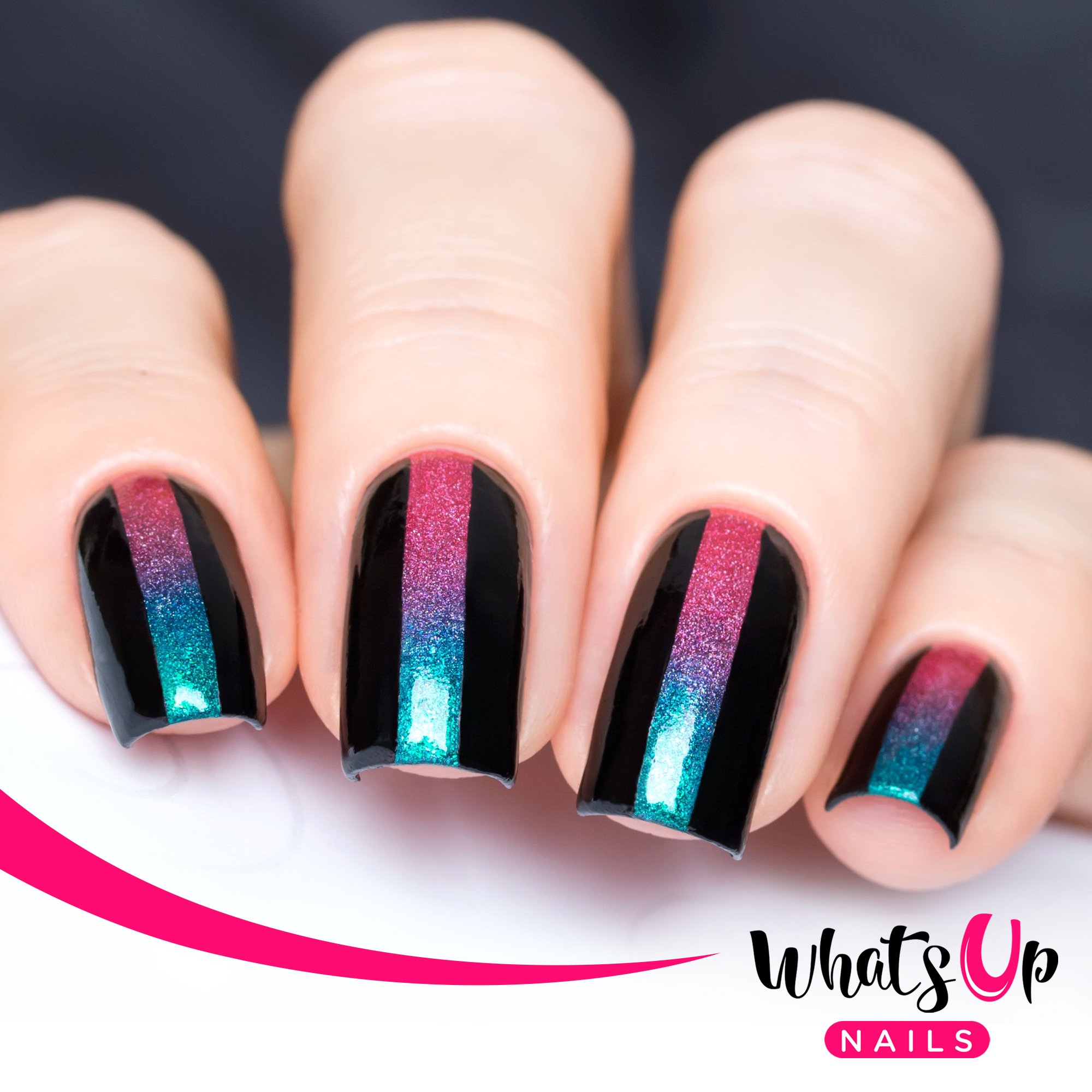 Nail Art Striping Tape - 120pcs Medium Width Straight Vinyl Decals for DIY Nail Designs | Perfect for Salon, Home Manicures & Nail Art Enthusiasts