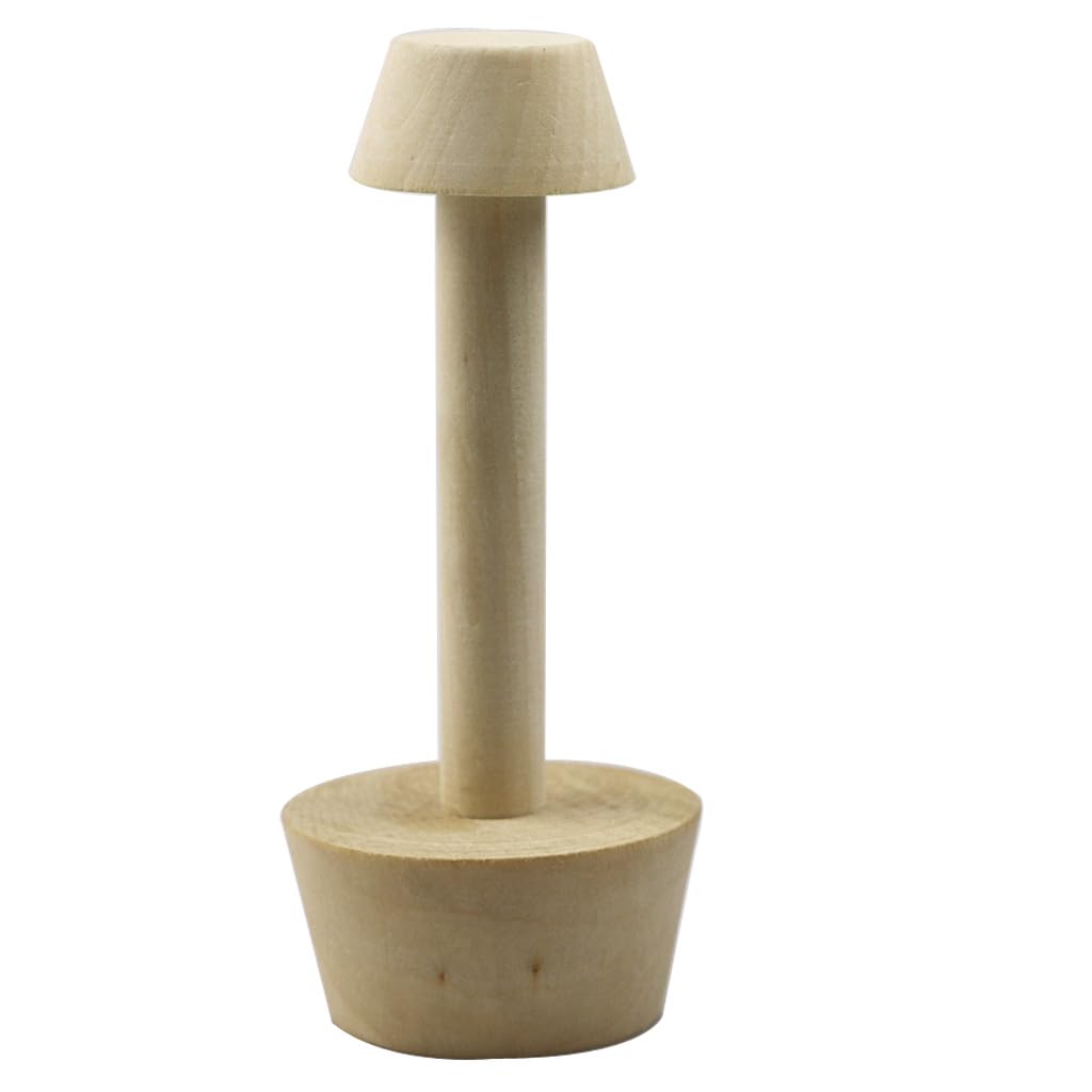 Wooden Tart Tamper - Double Sided Pie Pastry Dough Press - Baking Tool for Mini Egg Tarts, Cheesecakes & Desserts - Perfect for Home Bakers & Professional Chefs - Ideal for Egg Tart Molds, Pasta & Cake Making