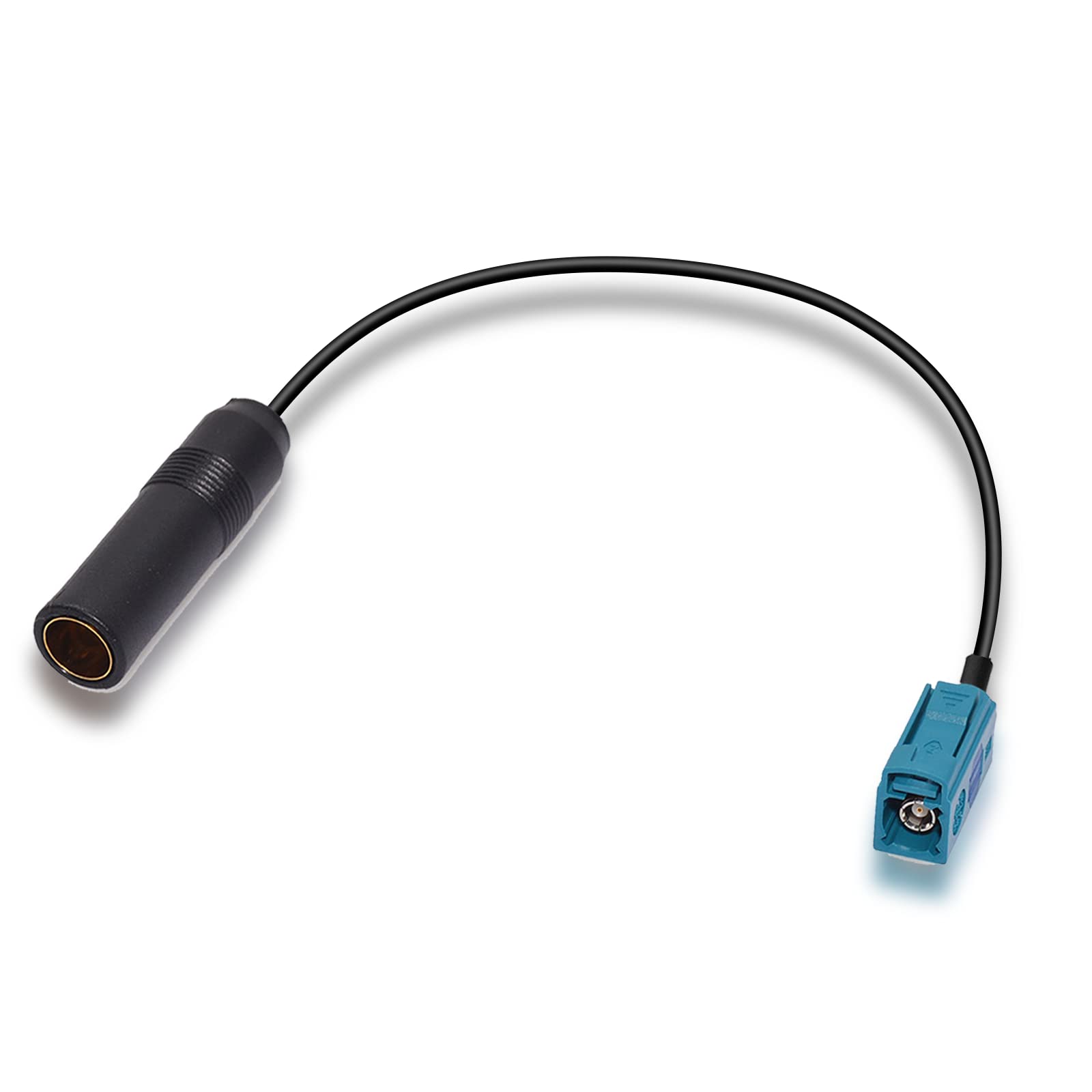 Bingfu Universal Car FM AM Radio Antenna Adapter - Fakra Z Female to DIN Socket Connector Cable 15cm (6 inch) for Car Stereo, HD Radio, CD Player | Vehicle Audio System Upgrade | Enhanced Reception for Road Trips & Daily Commutes