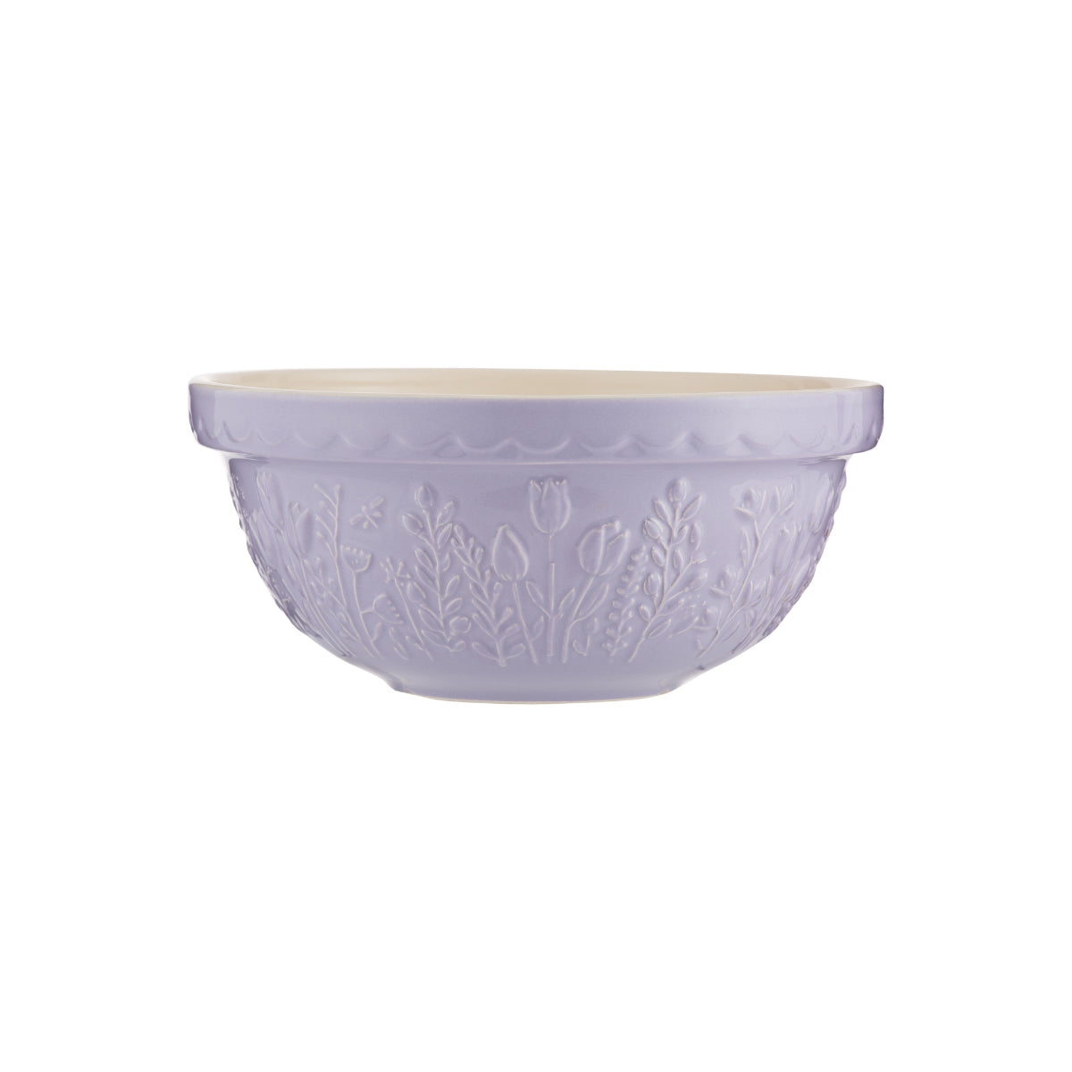 MASON CASH Mixing Bowl Set - Ceramic Mixing Bowls for Baking with Non-Slip Base & Pour Spout - In the Meadow Design - Perfect for Cake Mixing, Cookie Dough, and Food Prep - Ideal for Home Bakers & Professional Kitchens