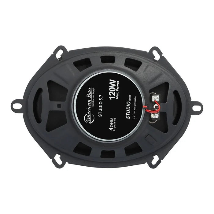 American Bass Studio 5x7 Coaxial Car Speakers - 60 Watts RMS Power - Premium Sound for Trucks, SUVs & Custom Car Audio Systems