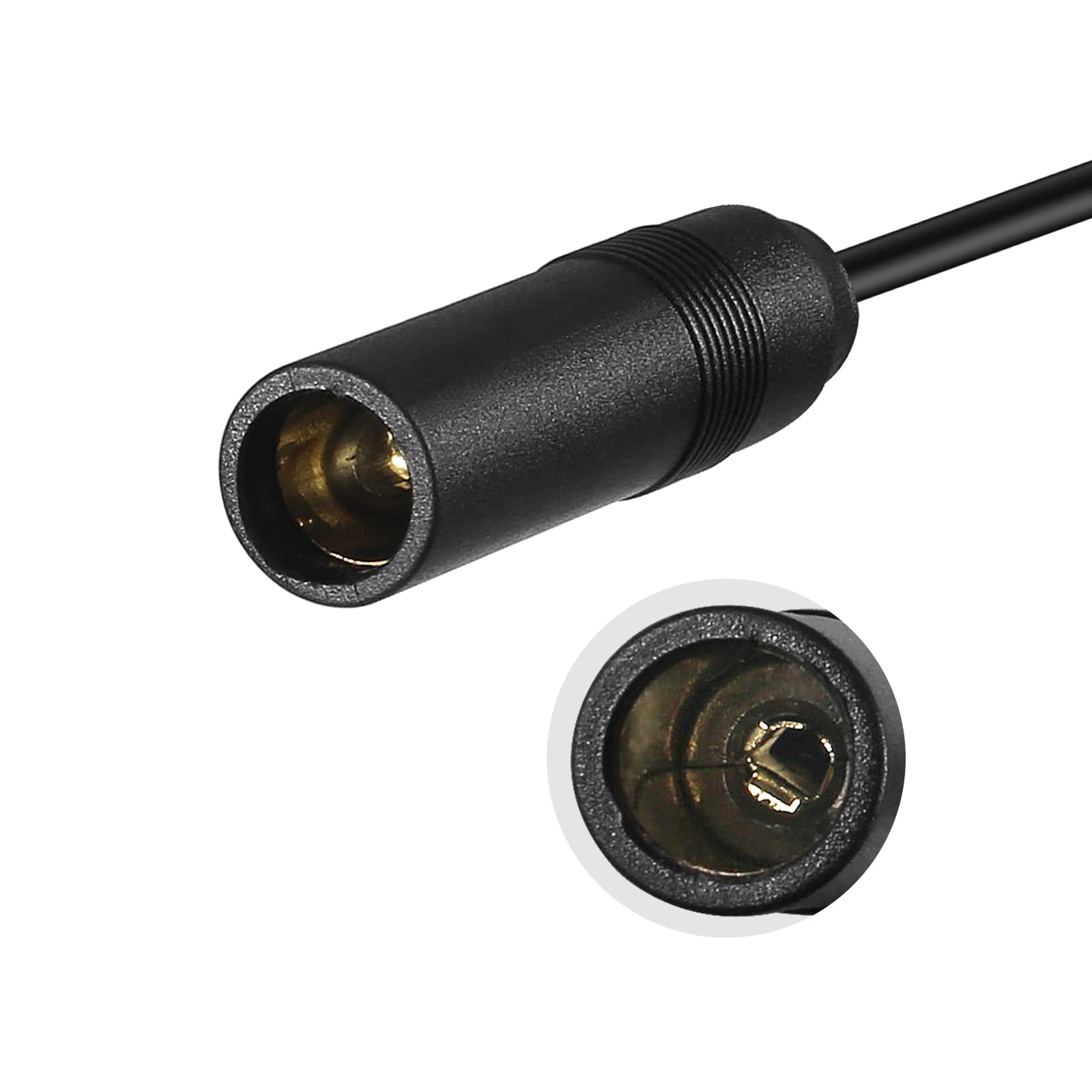 AEDIKO 9.8ft Car Radio Antenna Extension Cable - DIN Male to Female FM/AM Coaxial Cable for Vehicle Stereo, Truck CD Player | Improve Signal Reception for Road Trips & Long Drives