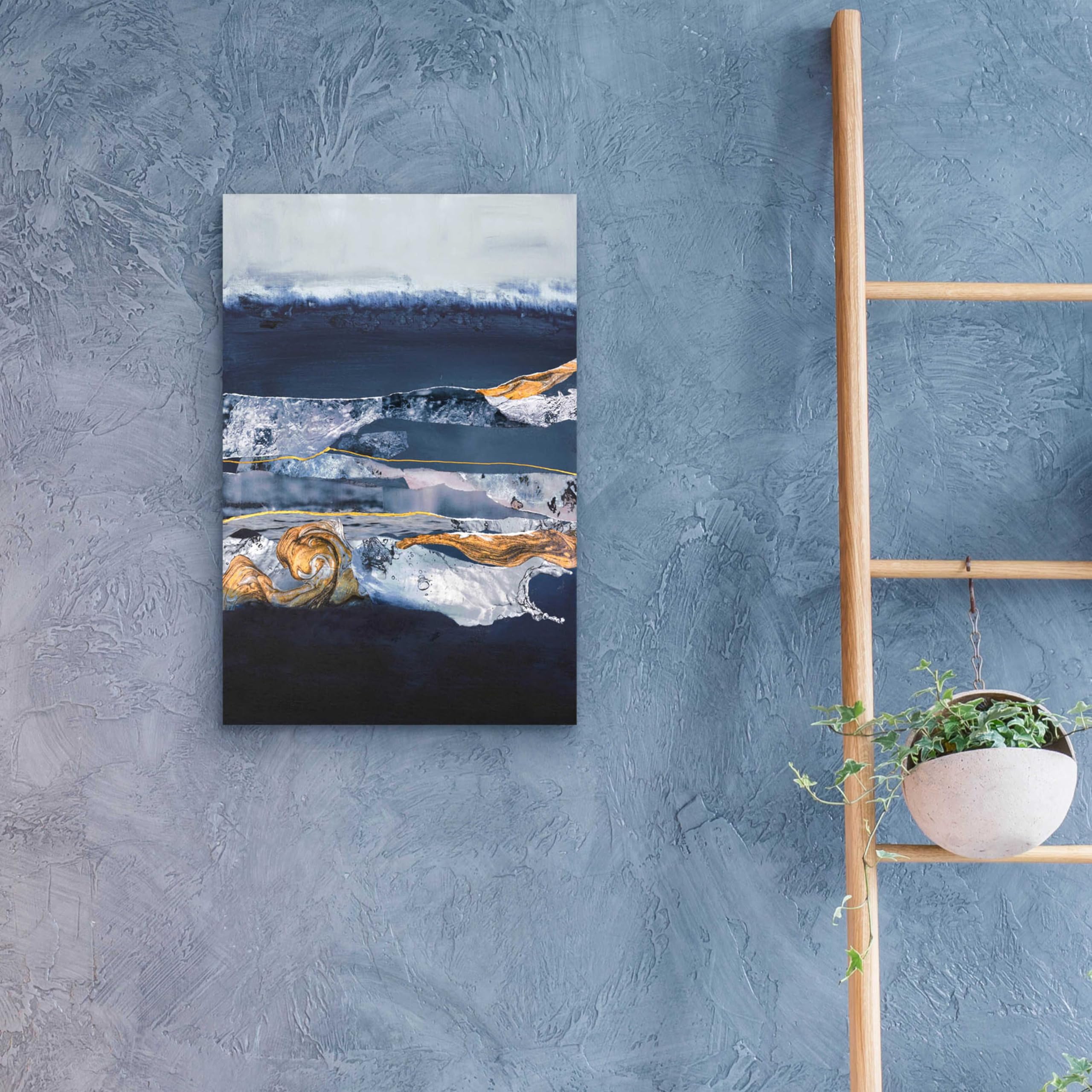 Epic 'Element Water' Acrylic Glass Wall Art by Design Fabrikken - 16x24 Inches Modern Home Decor for Living Room, Bedroom & Office