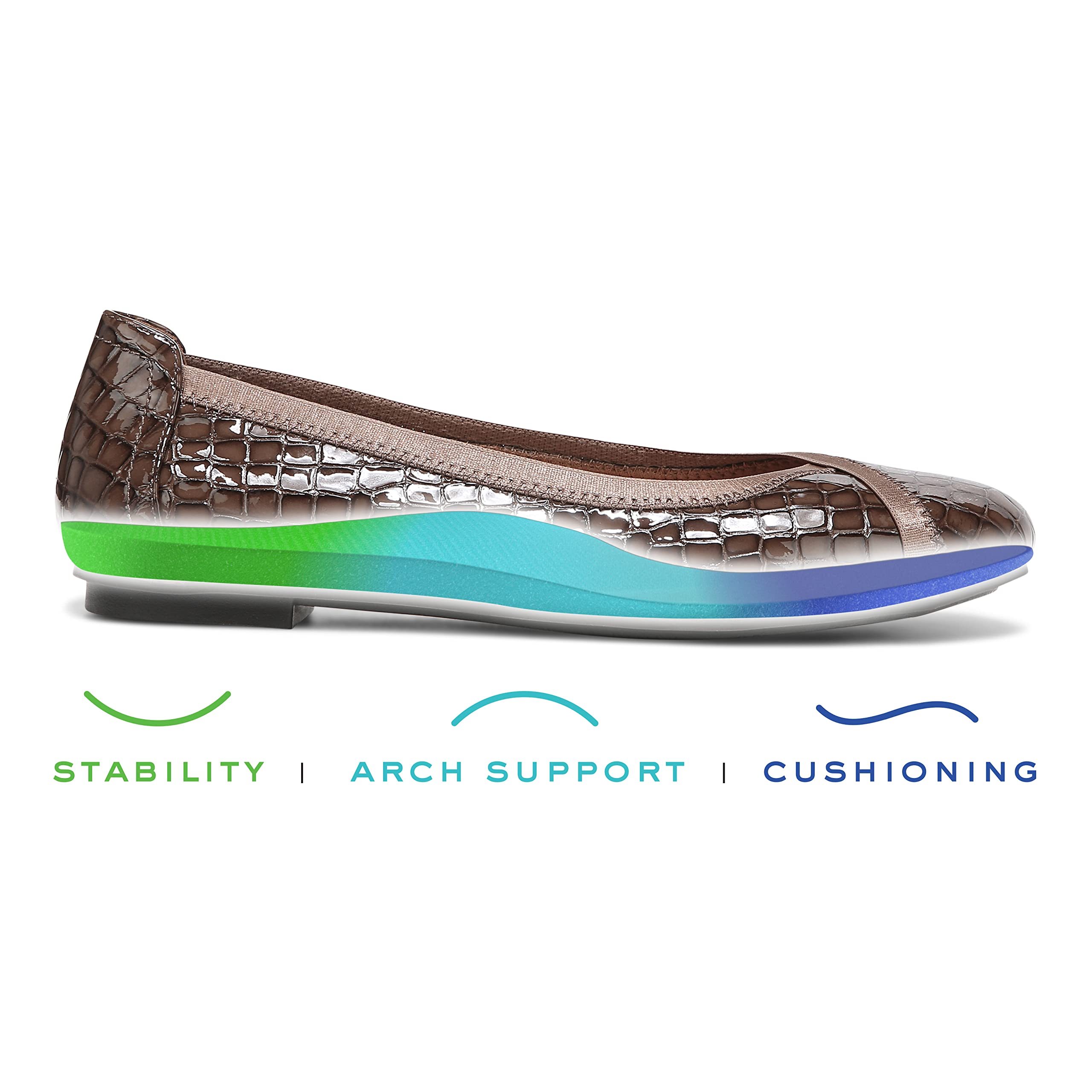 Vionic Women's Caroll Comfortable Orthotic Sandals with Arch Support - Perfect for Walking, Travel & Everyday Wear