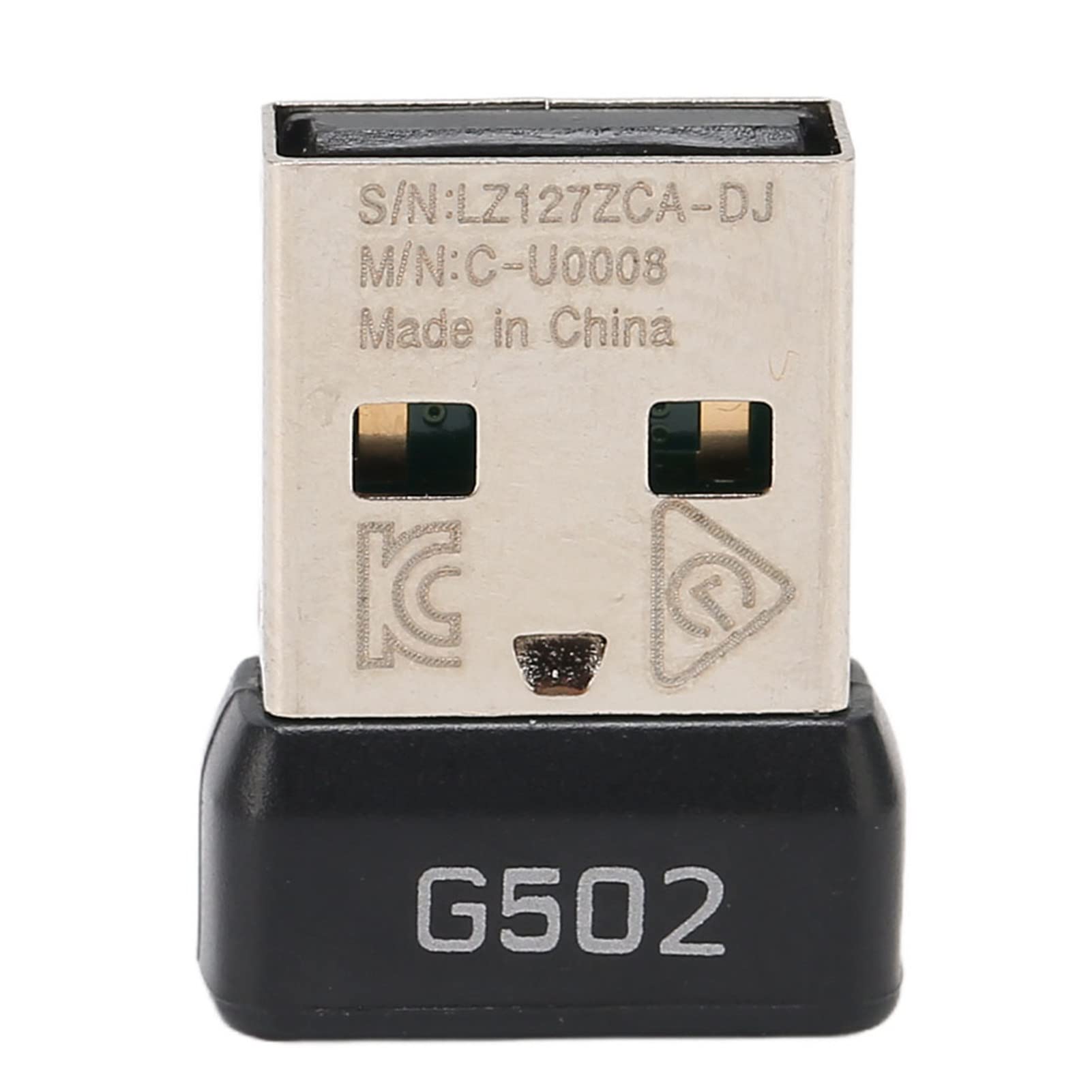 2.4G USB Wireless Mouse Receiver for Logitech G502 Lightspeed - Mini Portable USB Dongle Adapter with Stable Signal & Plug and Play - Perfect for Gaming, Office & Travel Use