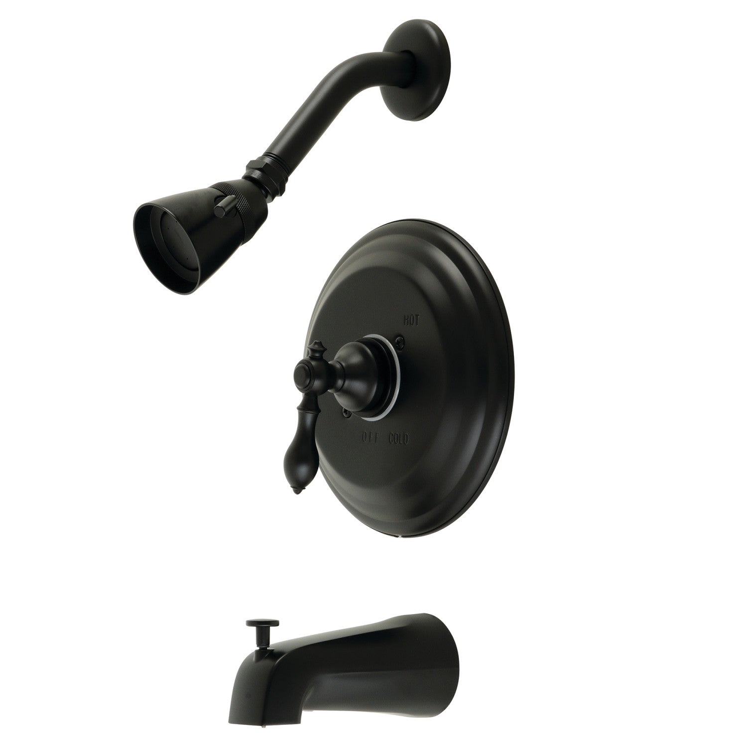 KB3630ACL Single Handle Pressure Balanced Tub and Shower Faucet in Matte Black - American Classic Design for Modern Bathrooms | Perfect for Home Renovation & Spa-Like Shower Experience