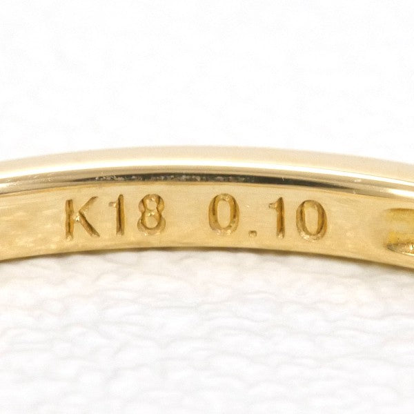 18K Yellow Gold Diamond Ring for Women - Elegant Solitaire Engagement & Wedding Band - Perfect Gift for Anniversary, Valentine's Day & Special Occasions