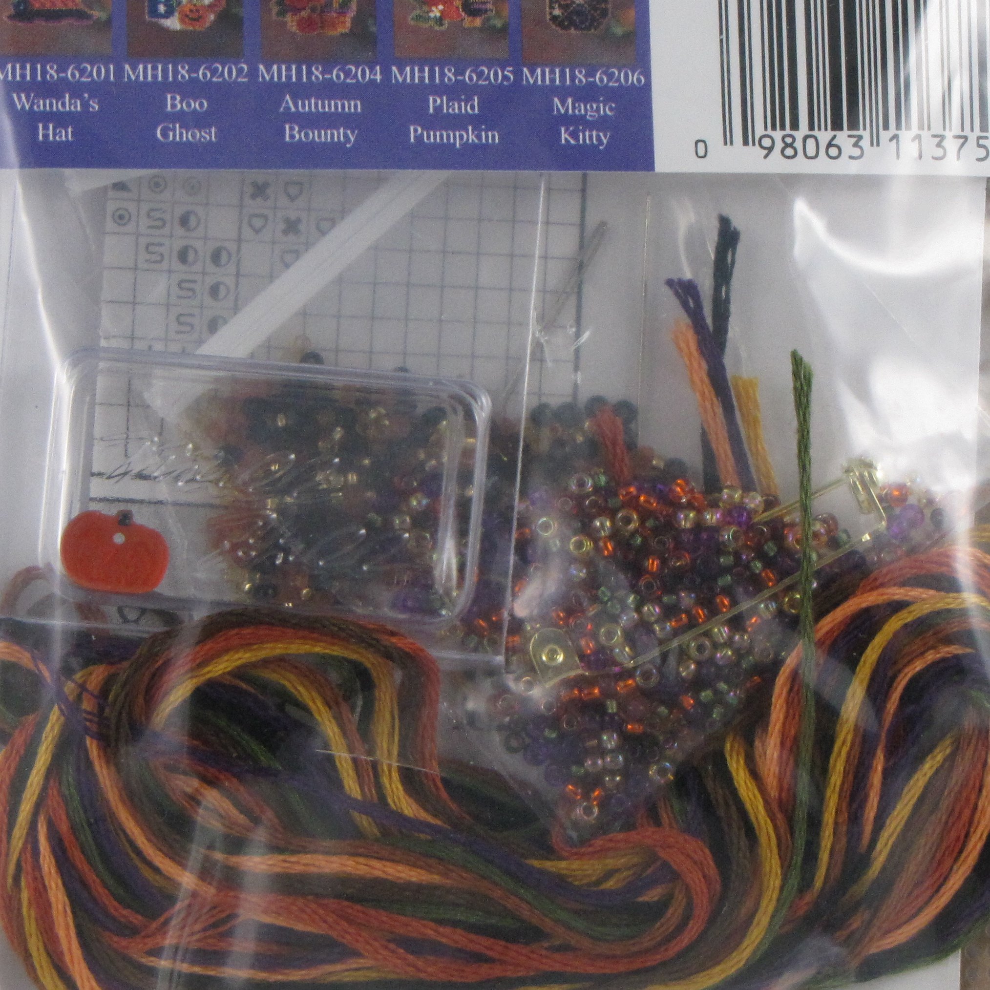 Halloween House Cross Stitch Kit with Pins - DIY Embroidery Kit for Home Decor, Gifts & Holiday Crafts - Perfect for Halloween Party Decorations & Seasonal DIY Projects