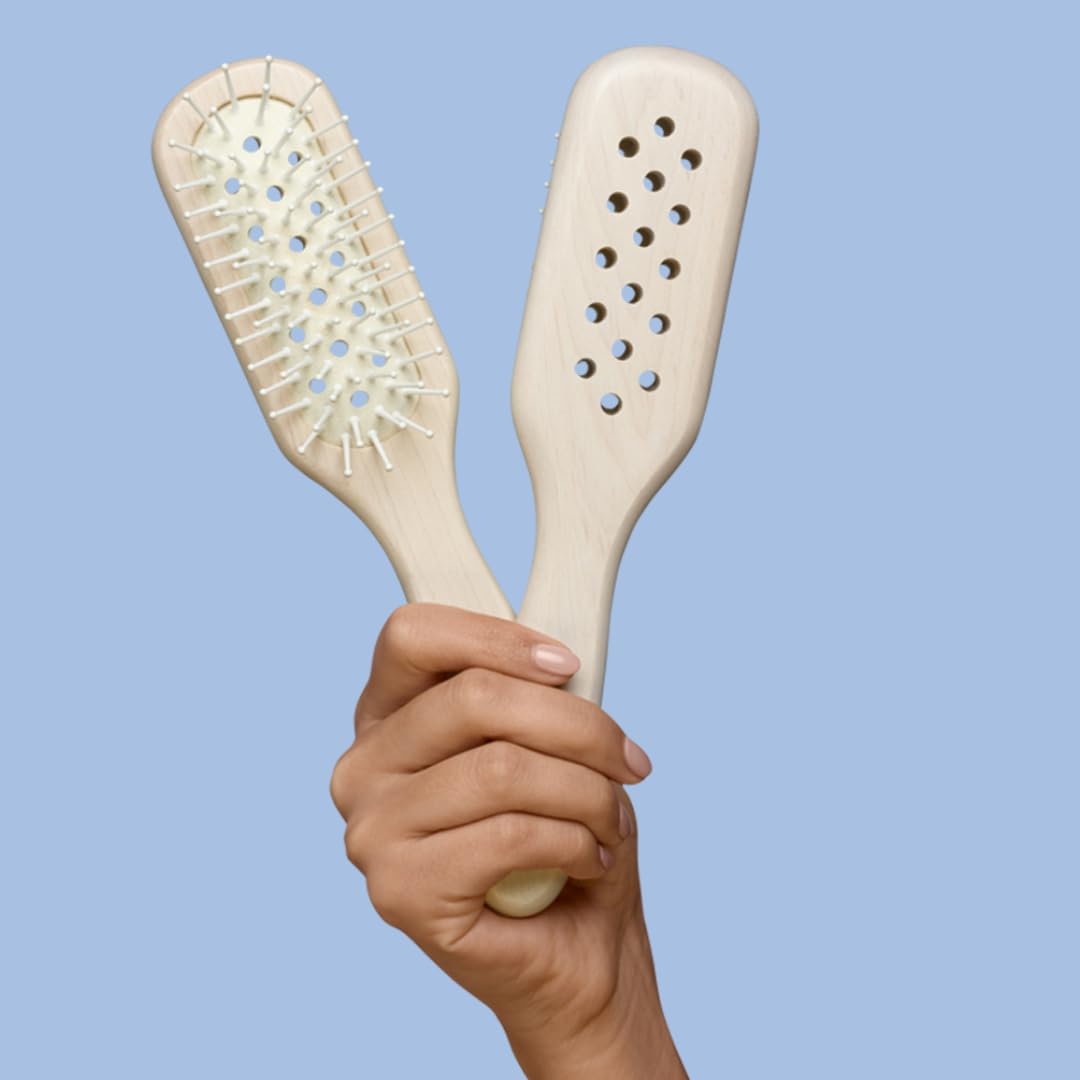 Philip Kingsley Vented Grooming Hair Brush for Blow Drying & Styling - Anti-Static Root Lifting Brush for Women & Men - Perfect for Salon-Quality Styling at Home