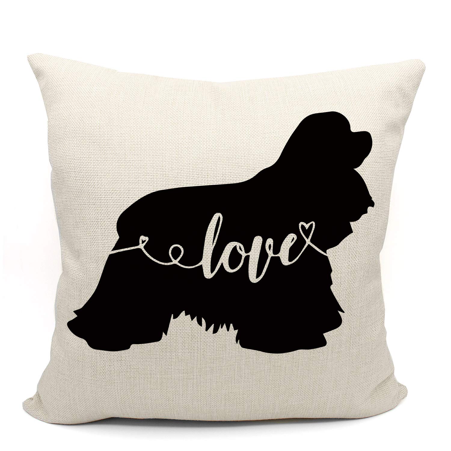 Cocker Spaniel Pillow Cover 18x18 Inch - Dog Lover Gift for Sofa & Bed Decor