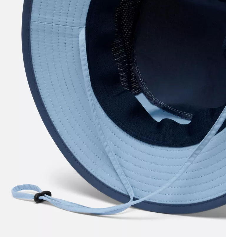 Columbia Ripple Blue/River Blue Youth Bora Bora II Booney Hat - Sun Protection for Kids Outdoor Activities, Hiking, and Beach Adventures