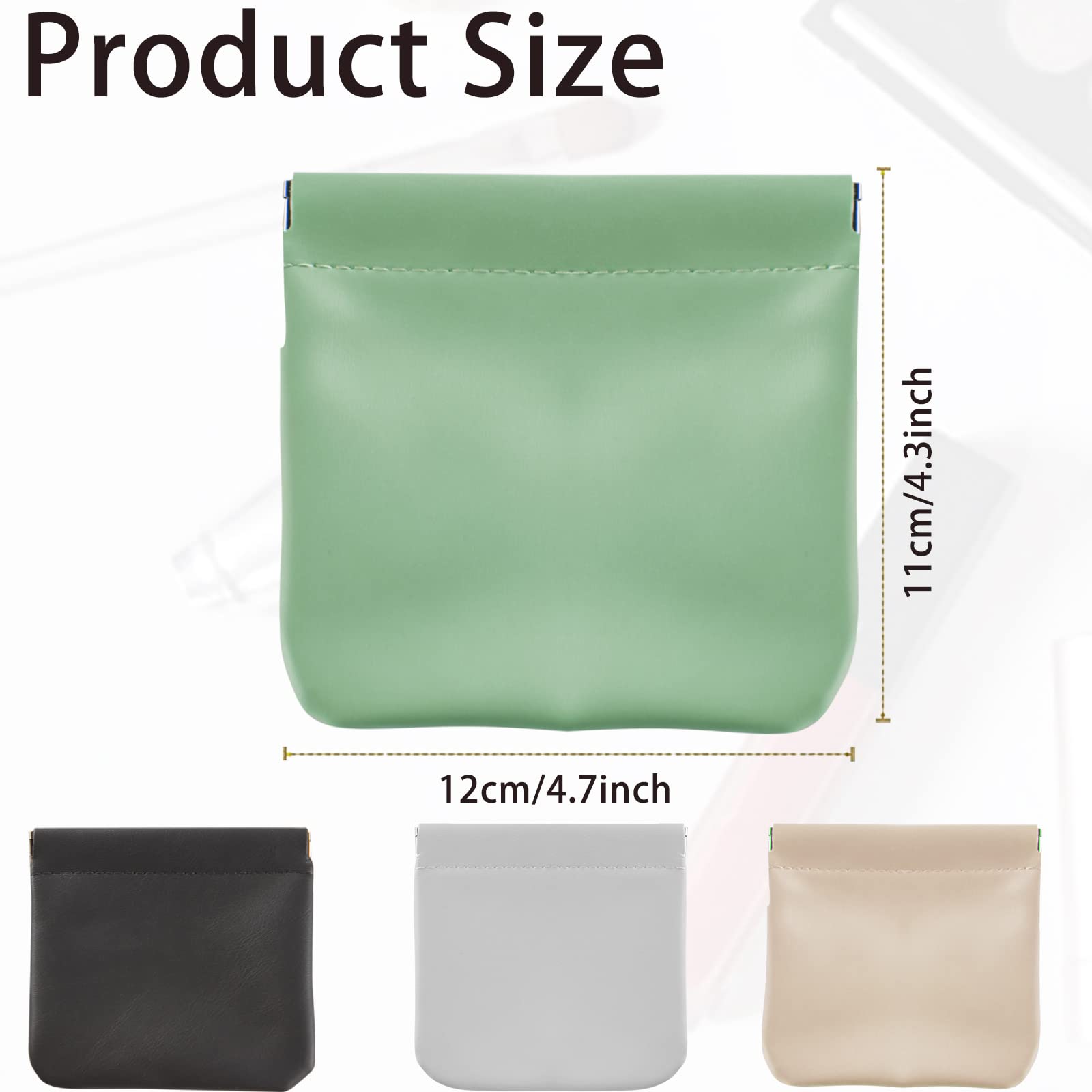 Premium Lambskin Cosmetic Bag Set - 4PCS Waterproof Self-Closing Makeup Pouches for Women | Travel Organizer for Cosmetics, Jewelry & Accessories | Perfect for Daily Use, Gym, Travel & Gift Giving