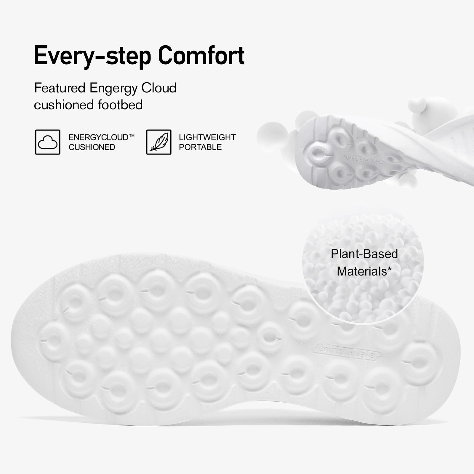 ALEADER Energycloud Ultra Light Women's Slip-On Walking Shoes - Comfortable Tennis & Running Sneakers for Women - Perfect for Gym, Workout, Jogging and Daily Wear