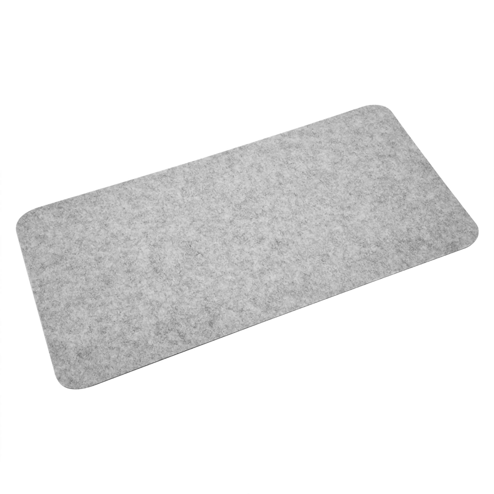 Wendry Large Gaming Mouse Pad - Ergonomic Desk Mat for Office, Laptop & PC - Anti-Static Felt Surface (Light Gray) - Perfect for Gaming, Work & Home Office Setup