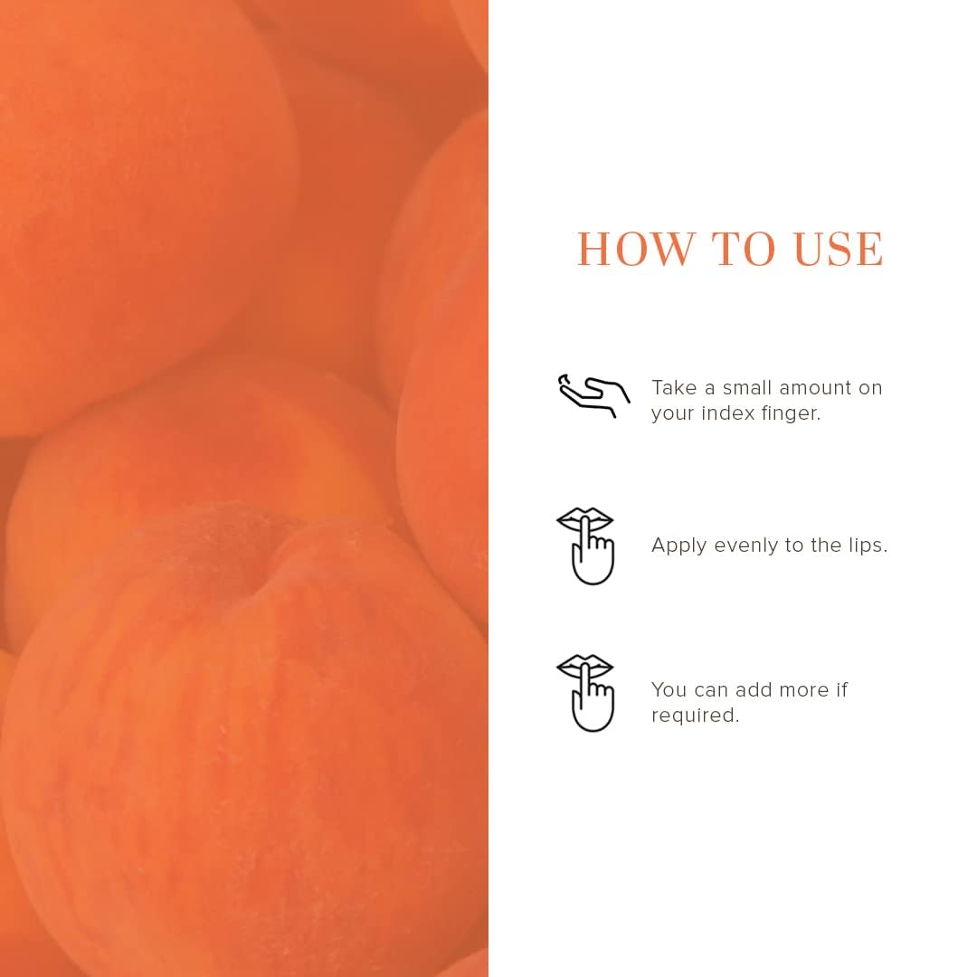 Premium Peach Lip Balm by CRAFTS EMPIRE - 10g Moisturizing & Nourishing Lip Care for Dry, Chapped Lips - Perfect for Daily Use, Travel & Winter Protection