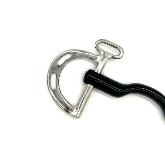 AJR Comfort Port Kimberwick Bit - Stainless Steel Horse Bit for English Riding, Dressage & Jumping - Perfect for Training & Show Events