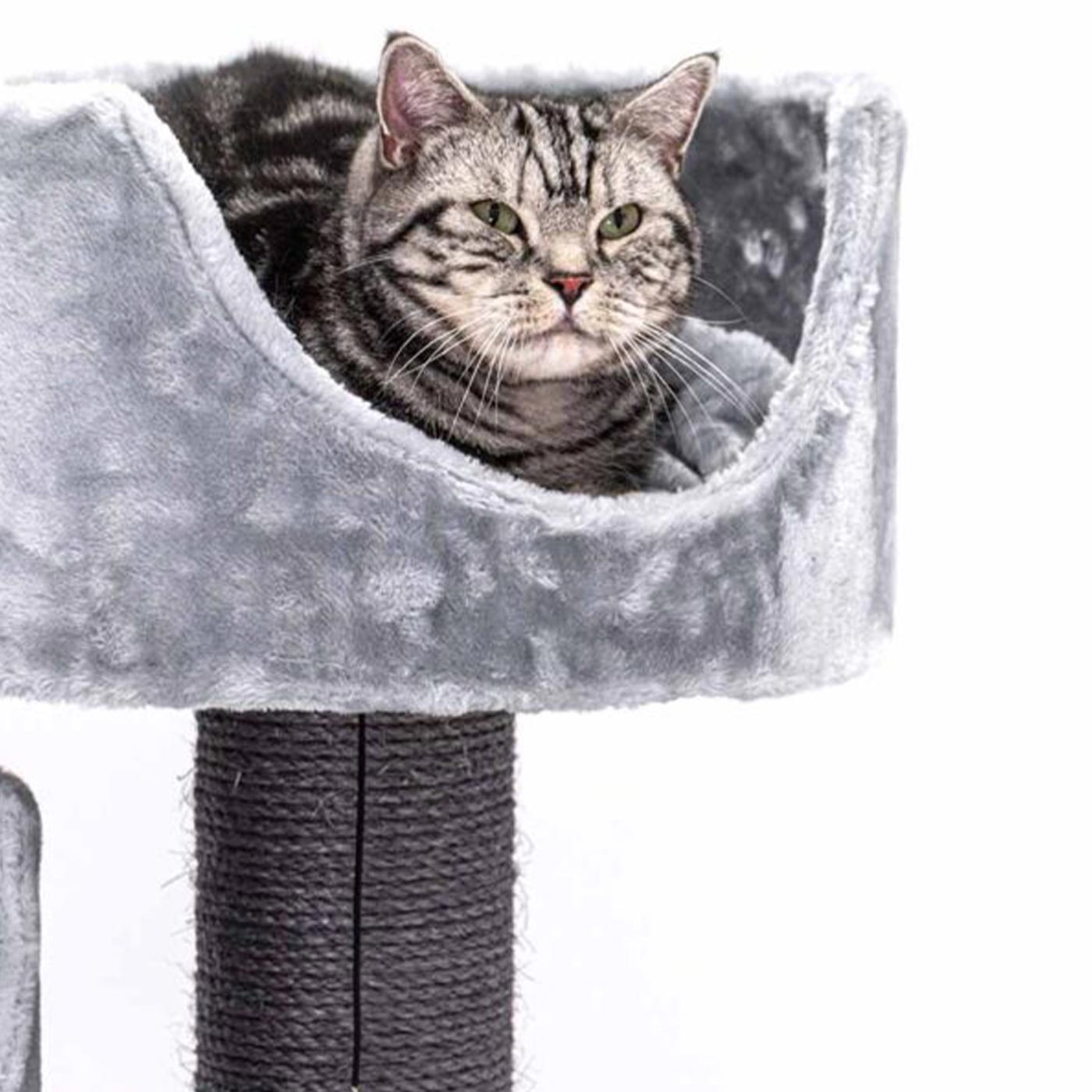 Kings & Queens Victoria 125cm Cat Tree - Premium Tall Cat Tower with Scratching Posts & Perches for Indoor Cats - Perfect for Play, Rest & Climbing in Home or Apartment