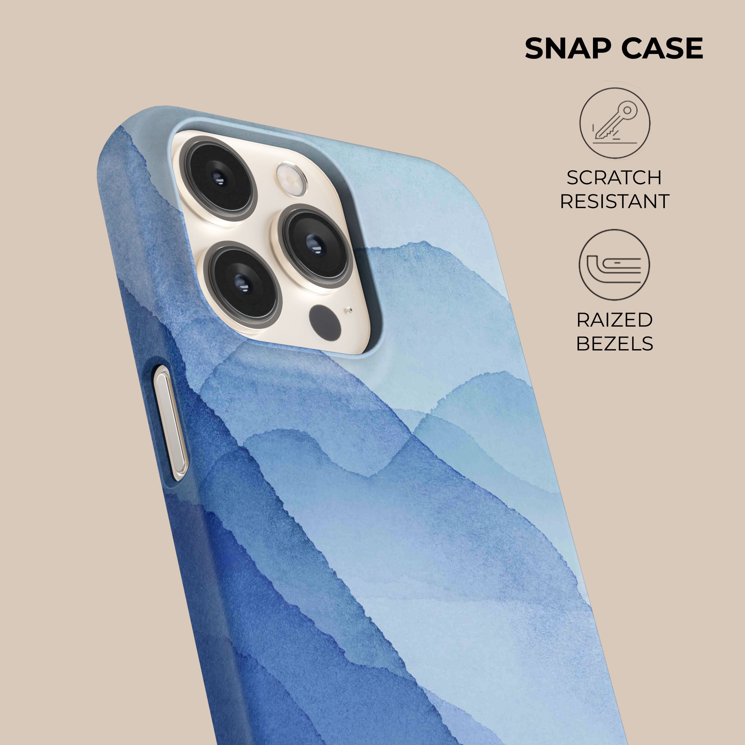 Premium Blue Sugar Shockproof Phone Case - Trendy & Durable Protective Cover for iPhone & Samsung - Perfect for Everyday Use, Travel & Outdoor Activities