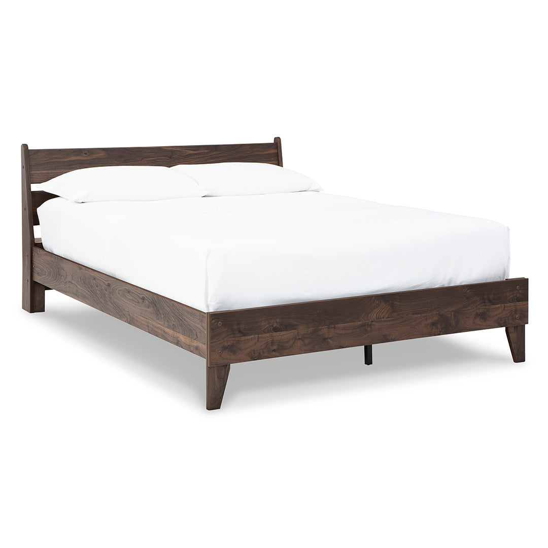Calverson Queen Size Bed Frame - Modern & Sturdy Platform Bed for Bedroom - Perfect for Master Bedroom, Guest Room, or Apartment