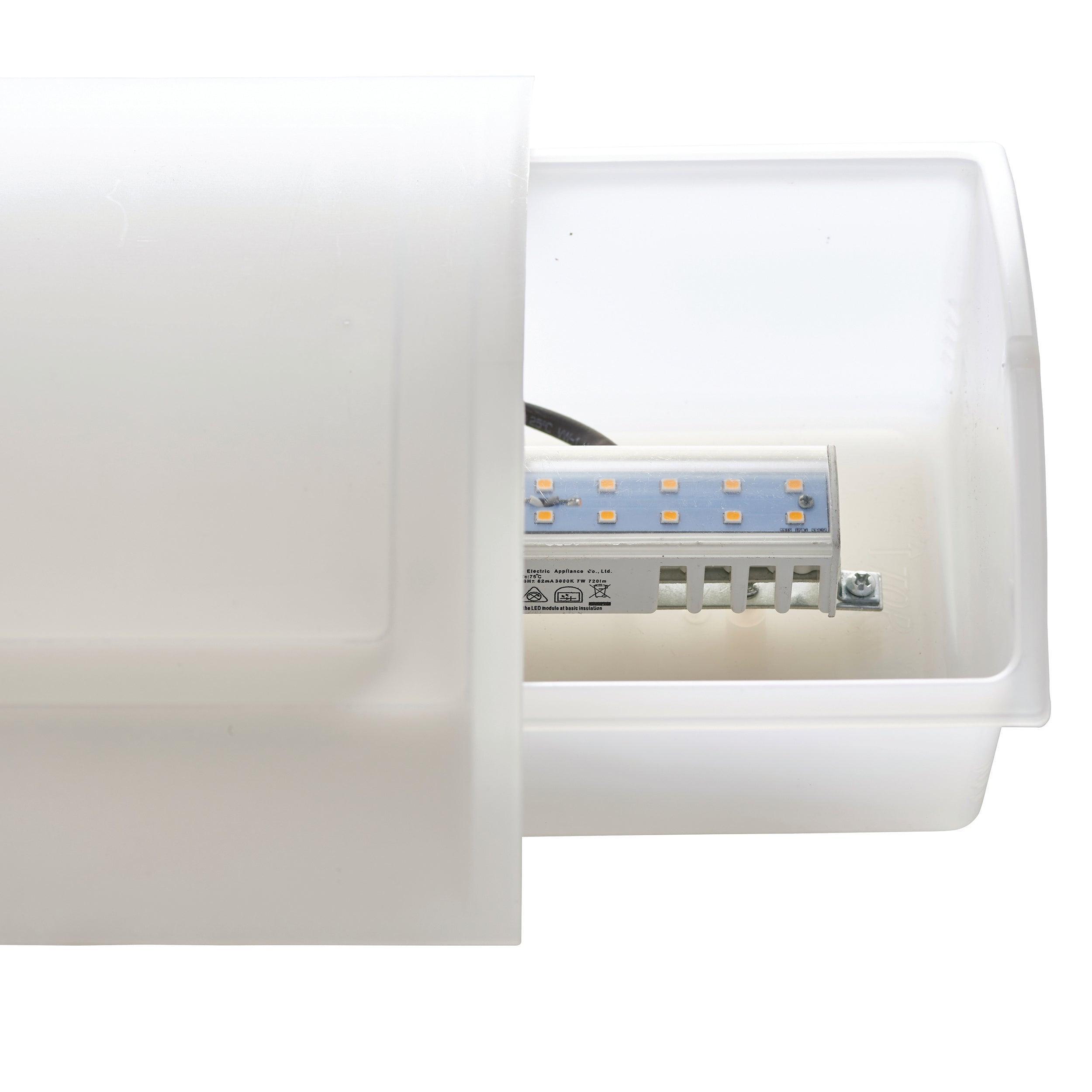 Bianco LED Silver PIR Motion Sensor Outdoor Wall Light IP44 Waterproof 7W - Perfect for Porch, Garden, and Pathway Lighting