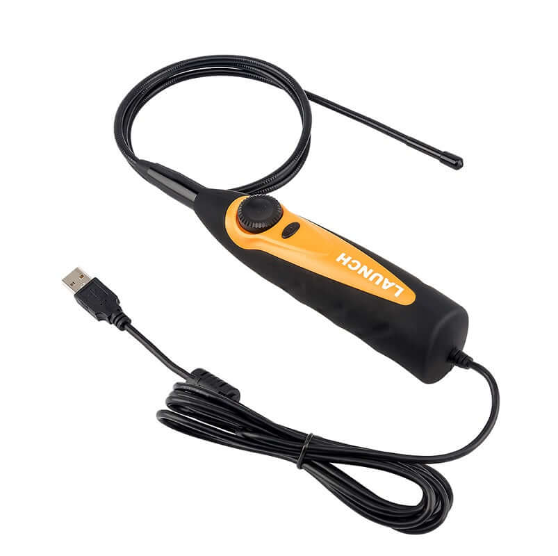 LAUNCH VSP 600 HD Video Borescope - 5.5mm Endoscope Camera with 6 LED Lights, 2.4