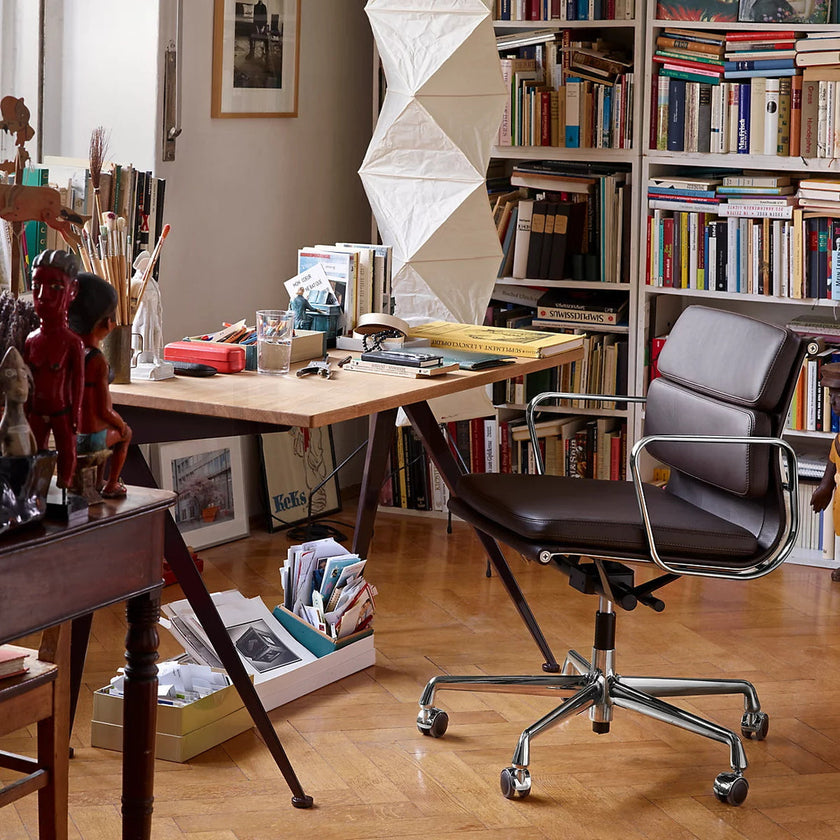 Akari Long Centipede Floor Lamp - Modern Japanese Inspired Lighting for Living Room, Bedroom & Office - Adjustable Height & Warm White LED Bulb Included - Perfect for Reading, Relaxing & Creating Ambient Lighting