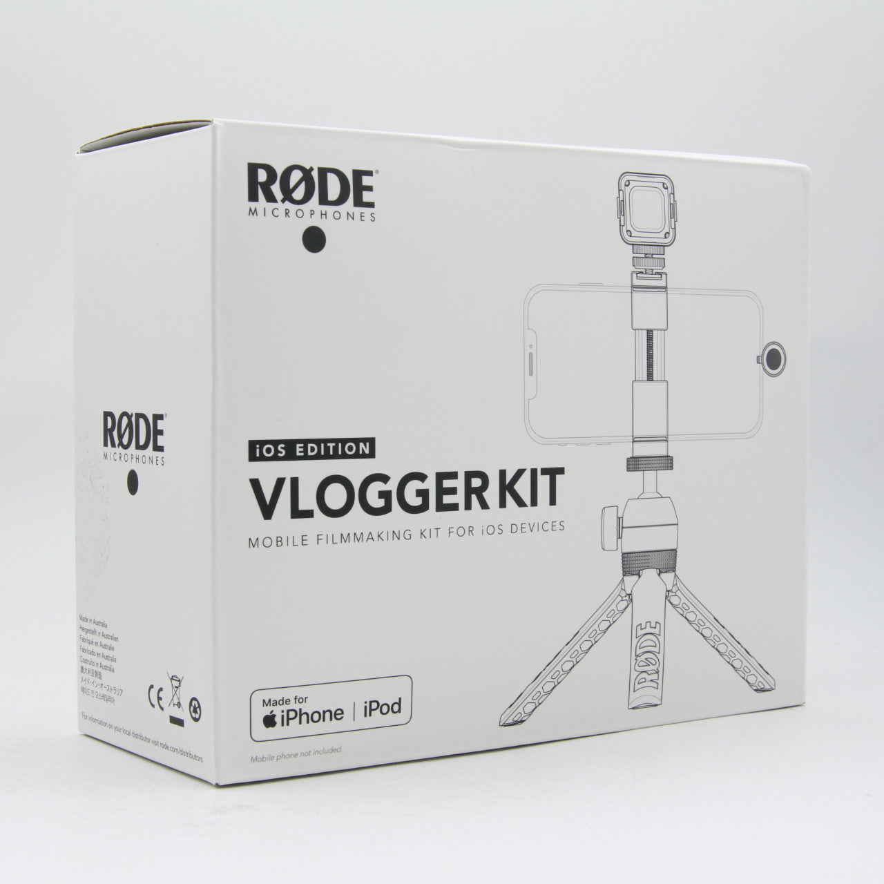 Rode Vlogger Kit iOS Edition - Filmmaking Kit for iPhone & iPad with Lightning Port | Open Box Fair Condition | Perfect for YouTube Vlogging, Travel Videos & Mobile Content Creation