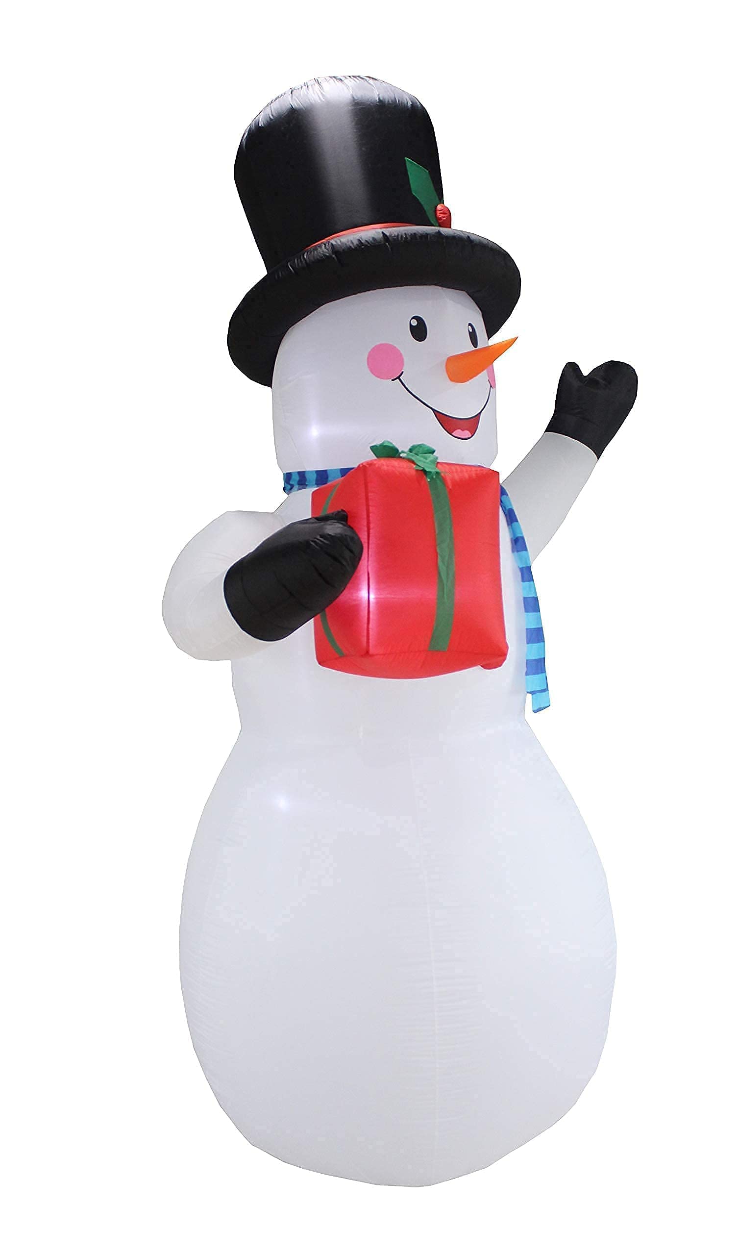 12ft Giant Inflatable Christmas Snowman & Tree Decorations Set with Lights - Outdoor Holiday Party Decor for Yard, Lawn, and Home - Perfect for Xmas Celebrations, Family Gatherings, and Neighborhood Displays